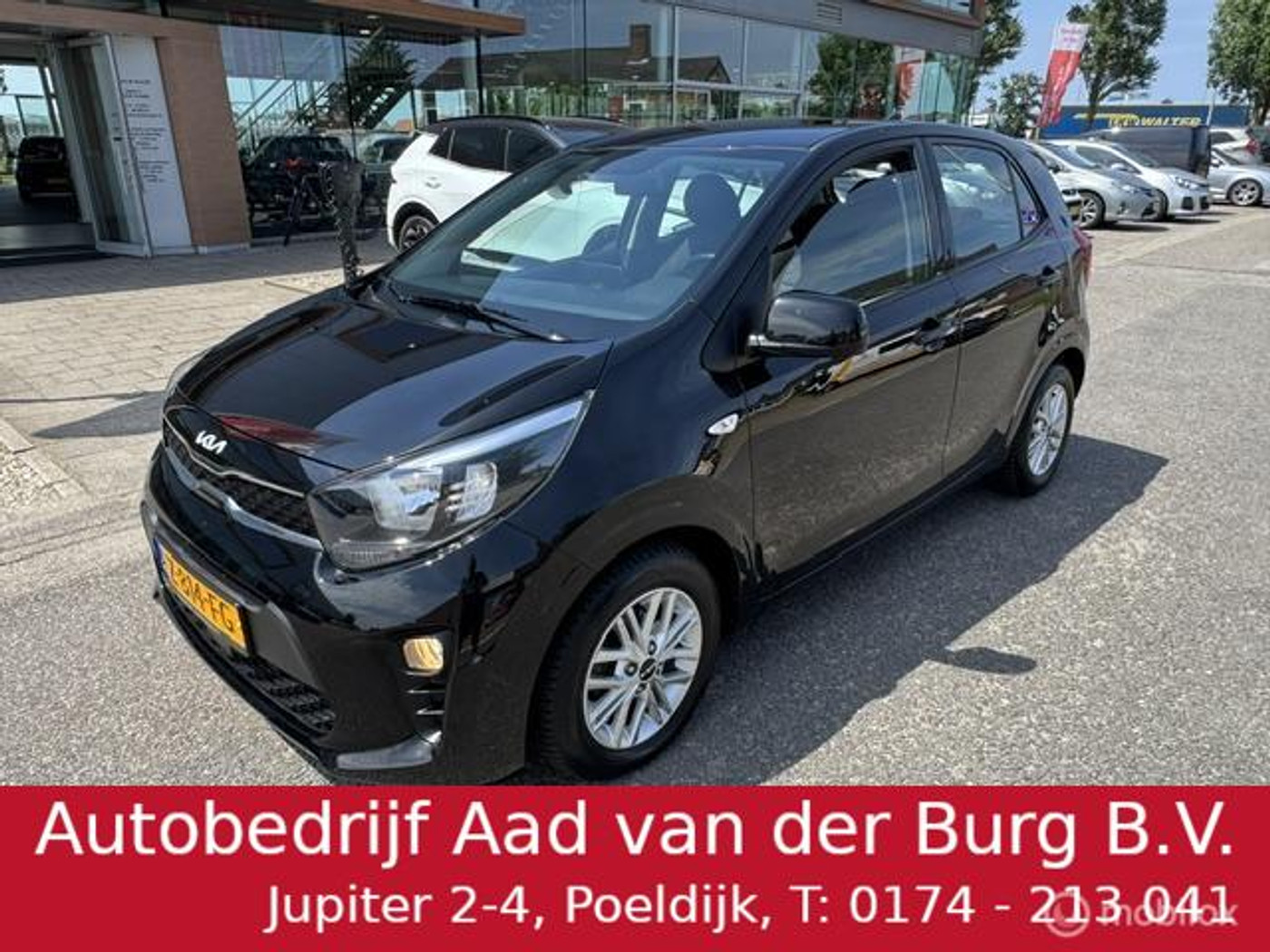 Kia Picanto 1.0 DPi DynamicLine Automaat , Navigatie , Apple carplay & Android auto , Camera achter , Airco , electr ramen en deursloten met afstand , Velgen , Bestuurders stoel in hoogte verstelbaar 2024 - voorkant