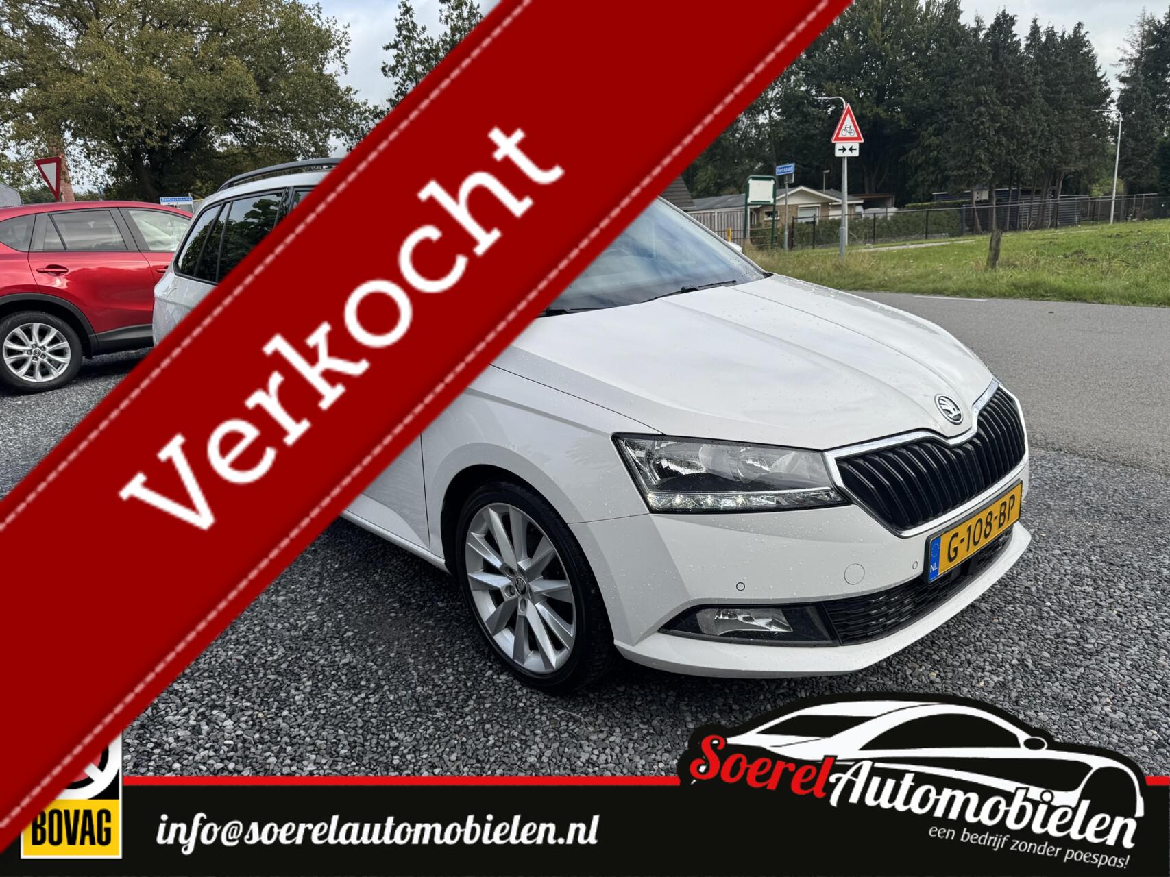 Skoda Fabia Combi monte carlo Style kuipstoelen gecoat glas 2019 - voorkant