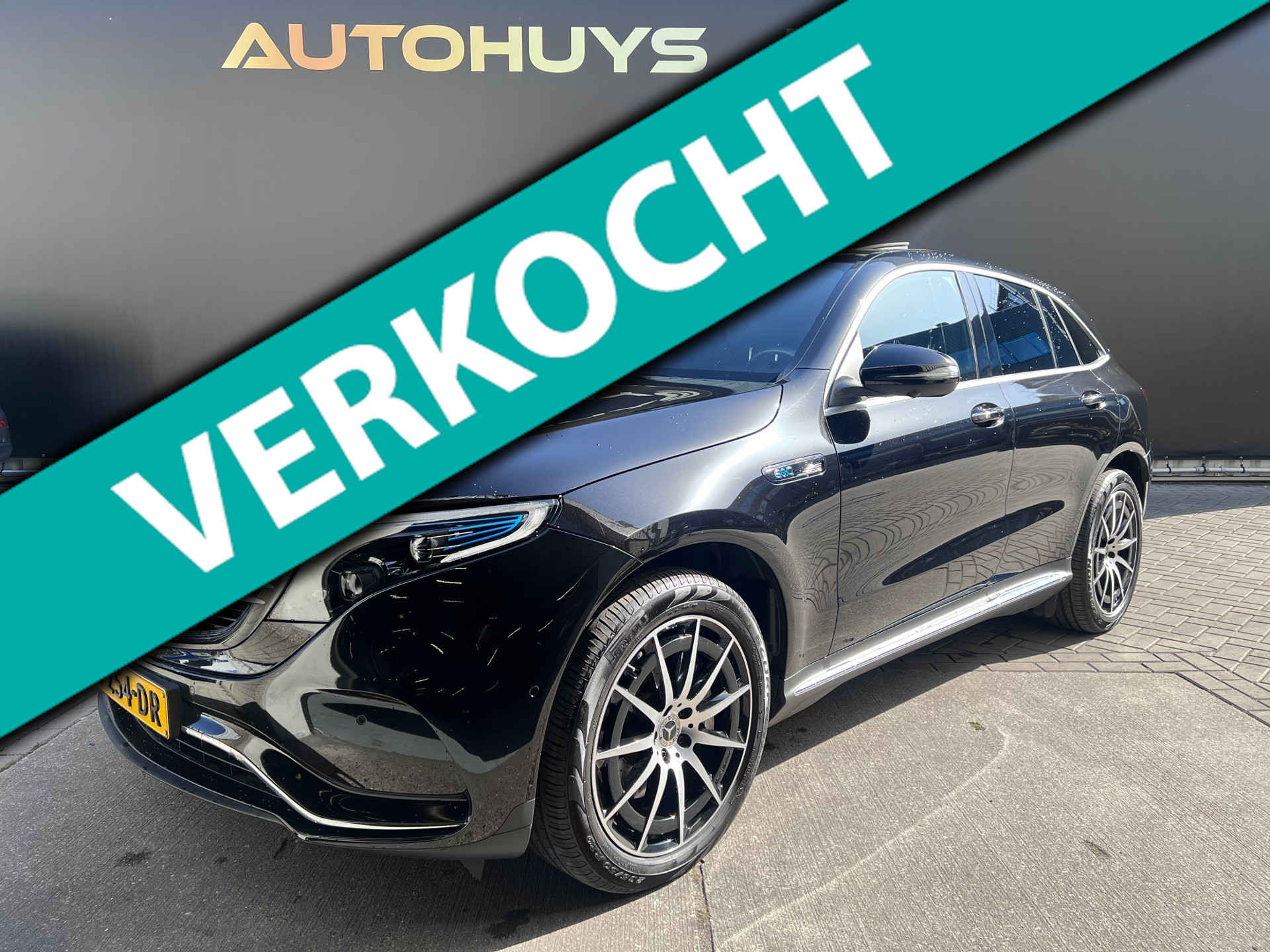 Mercedes-Benz Eqc 400 4Matic 400 4MATIC Premium Plus 80 kWh - SOH 94% - TREKH - BURMS - PANO - HUD - Stoelverw voor en achter 2019 - voorkant