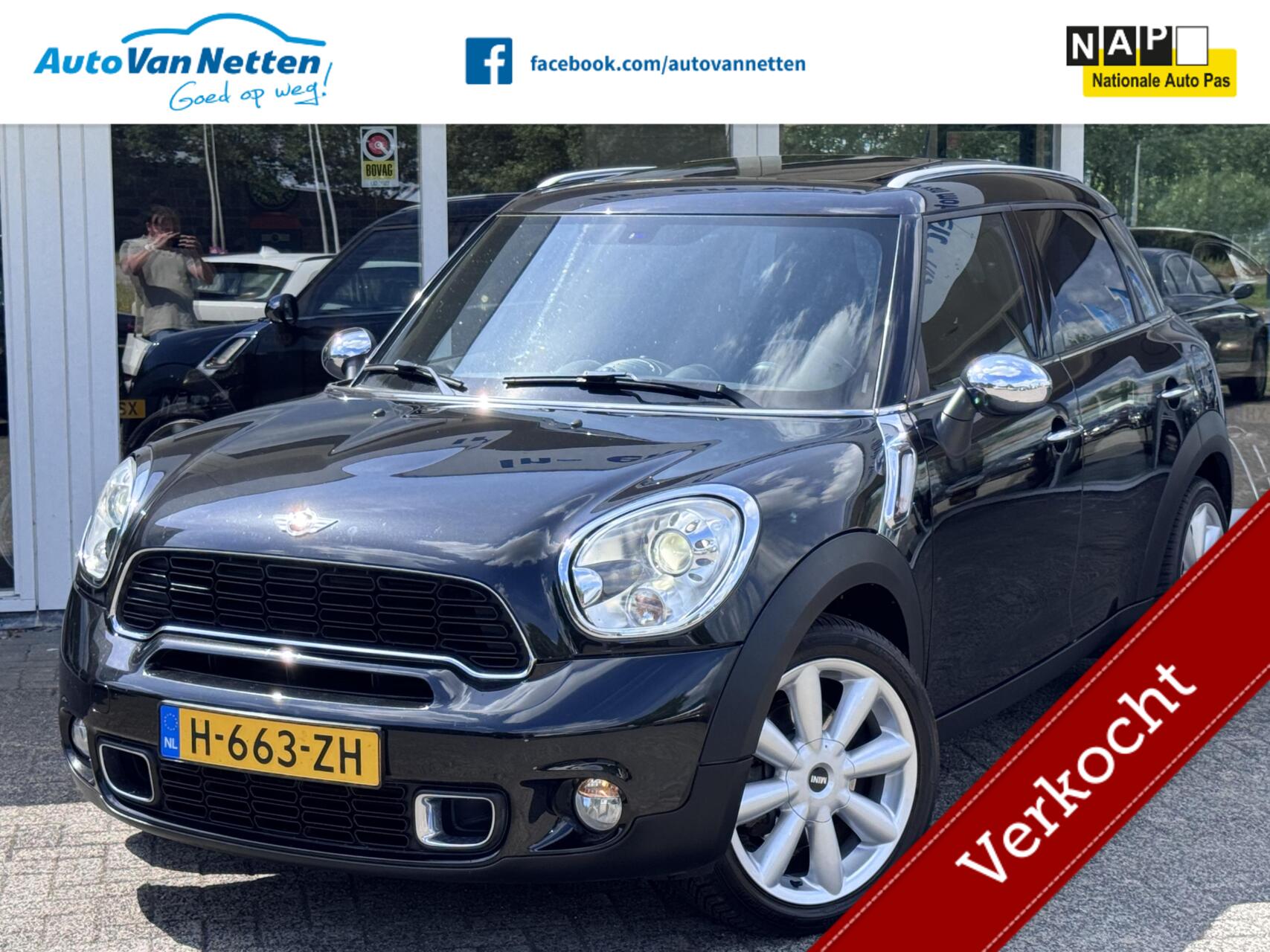 Mini Cooper S Countryman 1.6 Cooper S Automaat Xenon 5 persoons 2012 - voorkant