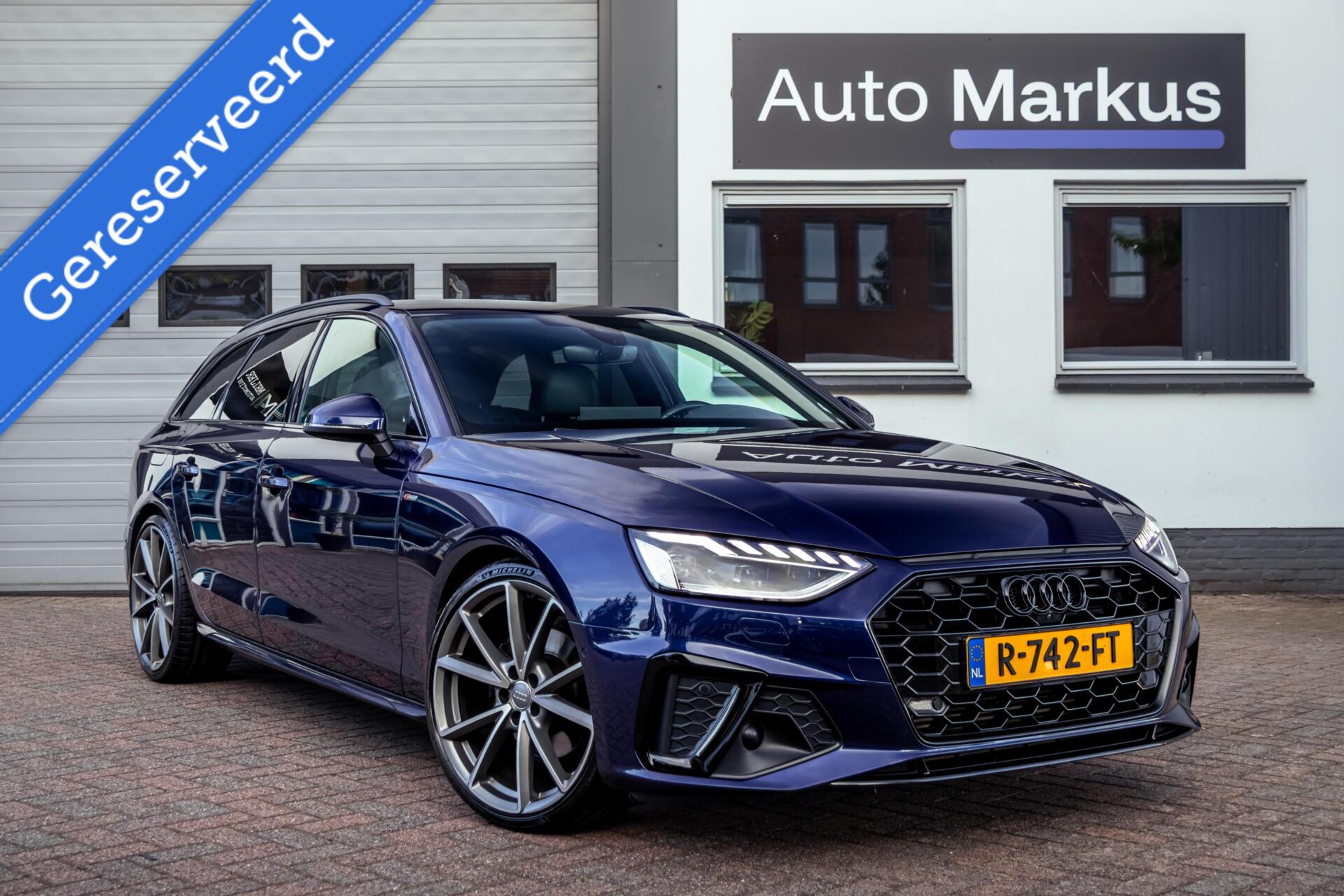 Audi A4 Avant 35 TFSI S-Line|ACC|Virtual|Massage|Trekhaak|Leder 2020 - voorkant