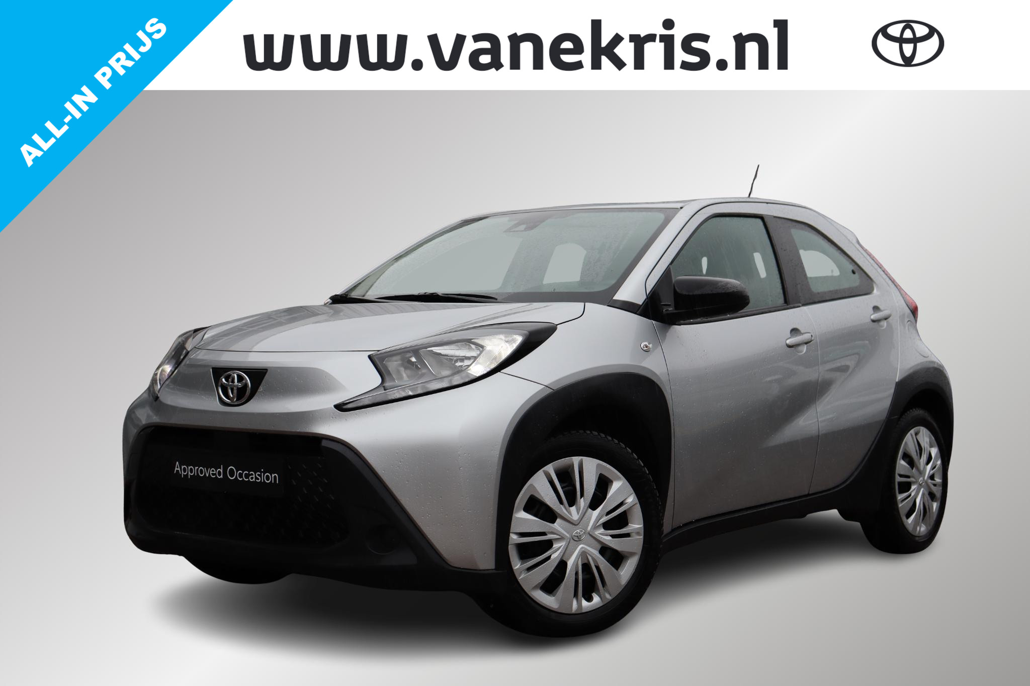 Toyota Aygo X 1.0 VVT-i Play Apple carplay, Android auto 2023 - voorkant
