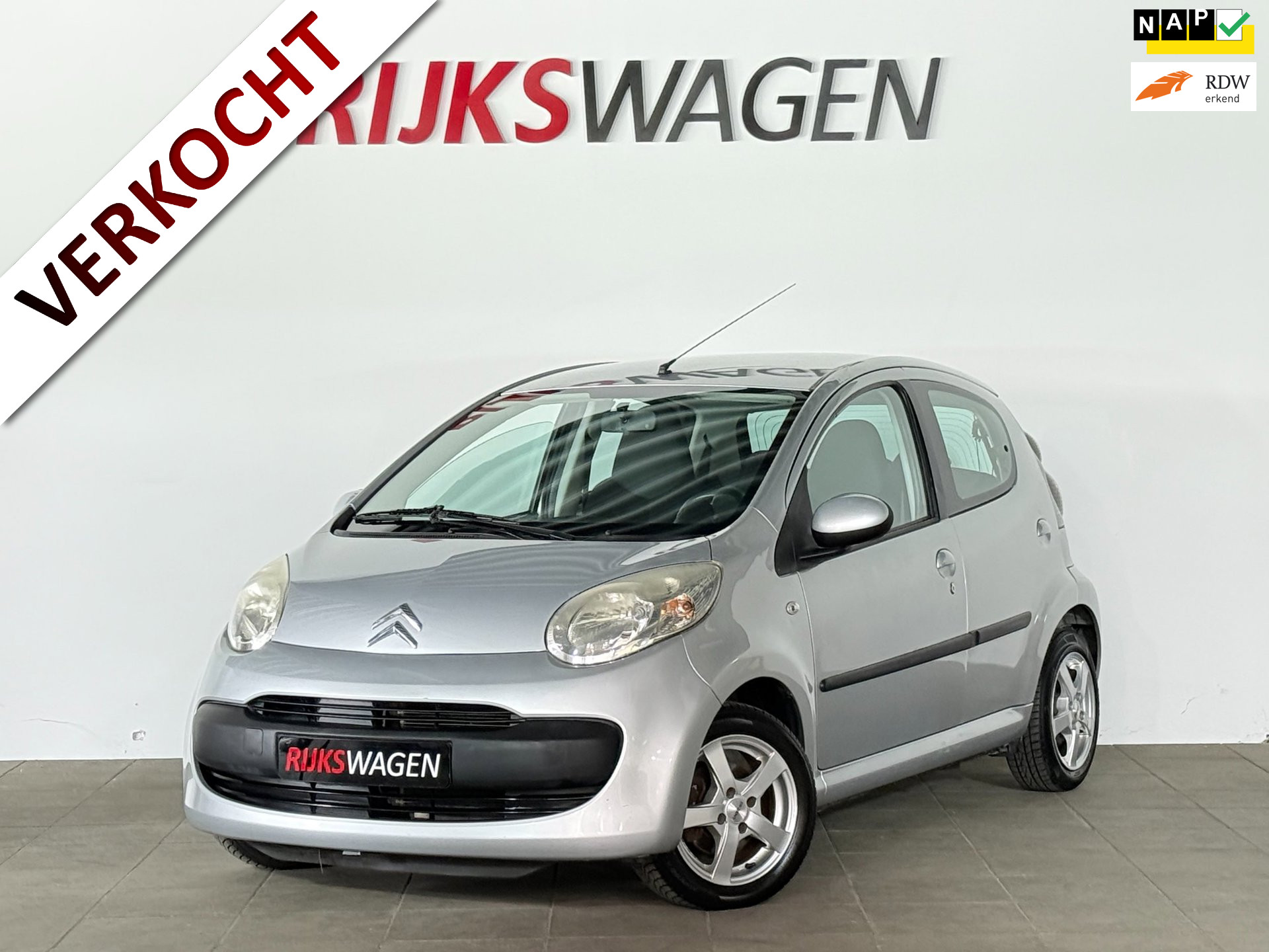 Citroen Citroen C1 1.0-12V Ambiance Airco/Elektrische ramen 2008 - voorkant