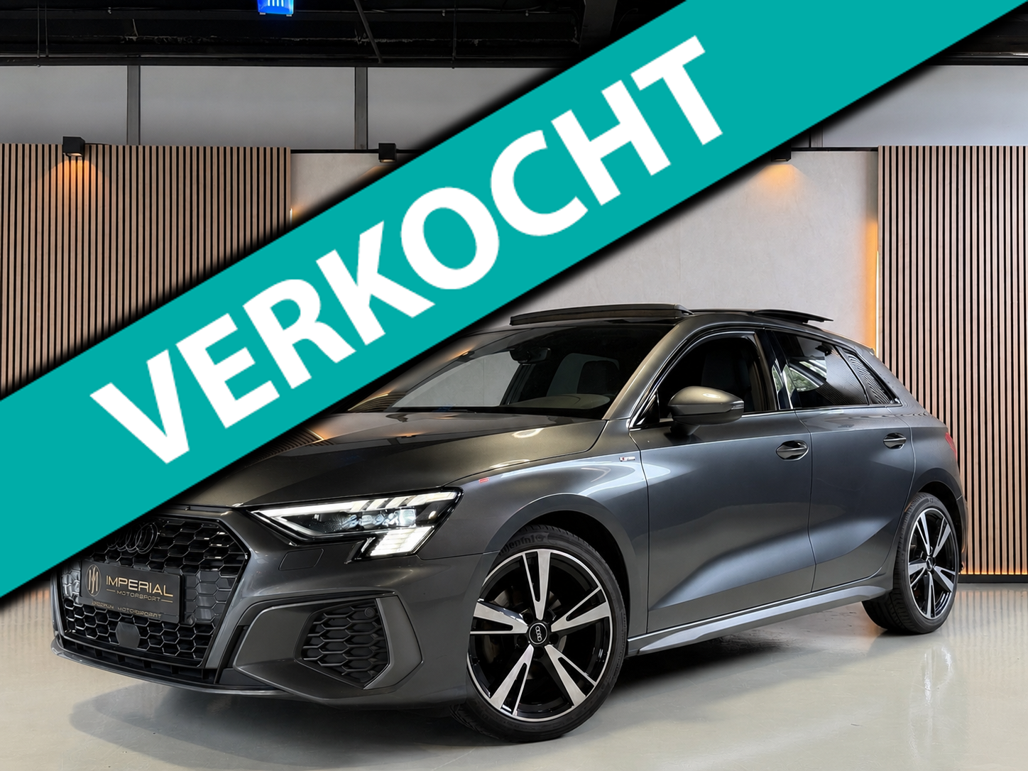 Audi A3 Sportback 35 TFSI S-Line Pano|RS seats|Matrix|Keyl|ACC 2022 - voorkant