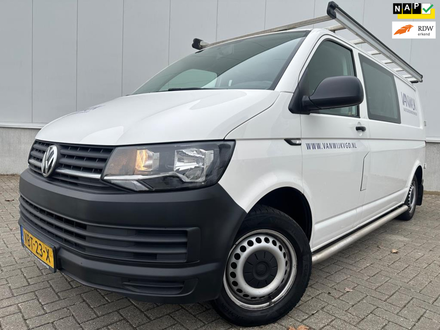 Volkswagen Transporter 2.0 TDI L2H1 Dubbel Cabine 6 Person NL auto..... 2019 - voorkant