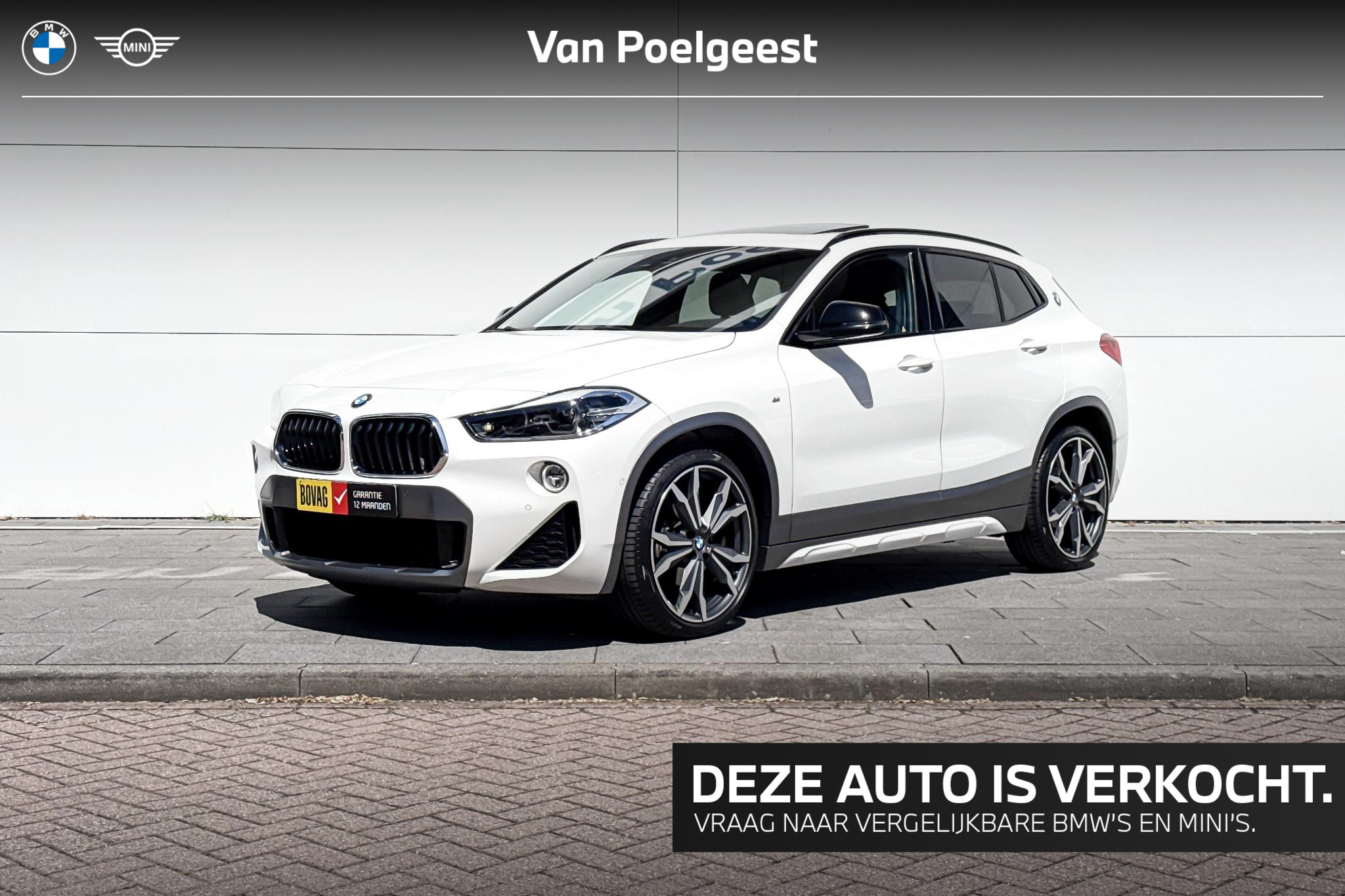 BMW X2 Sdrive18i sDrive18i M Sportpakket X 2019 - voorkant