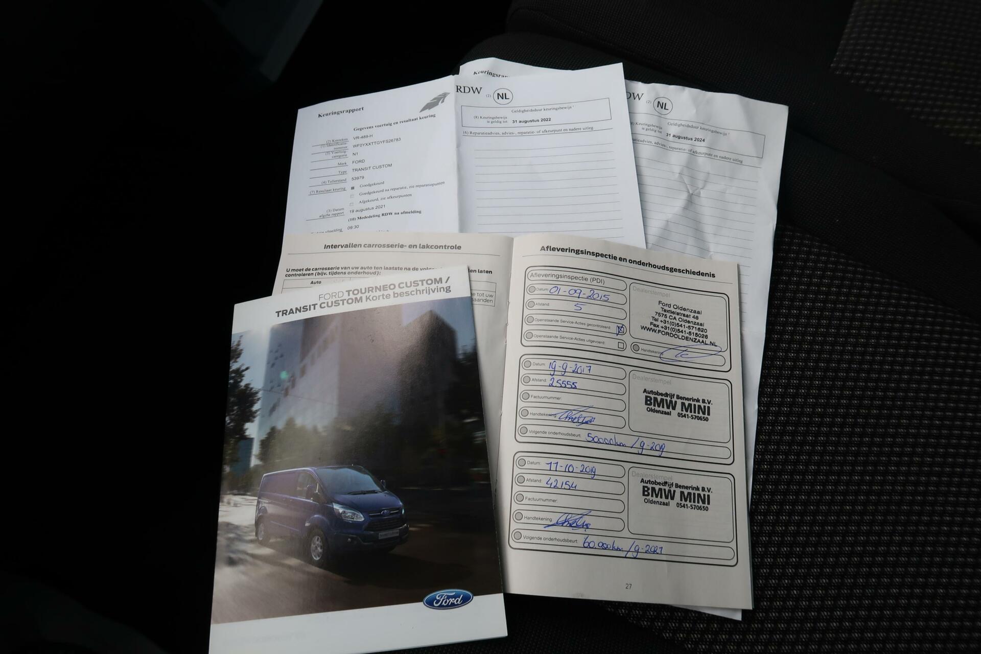 Foto van Ford Transit Custom