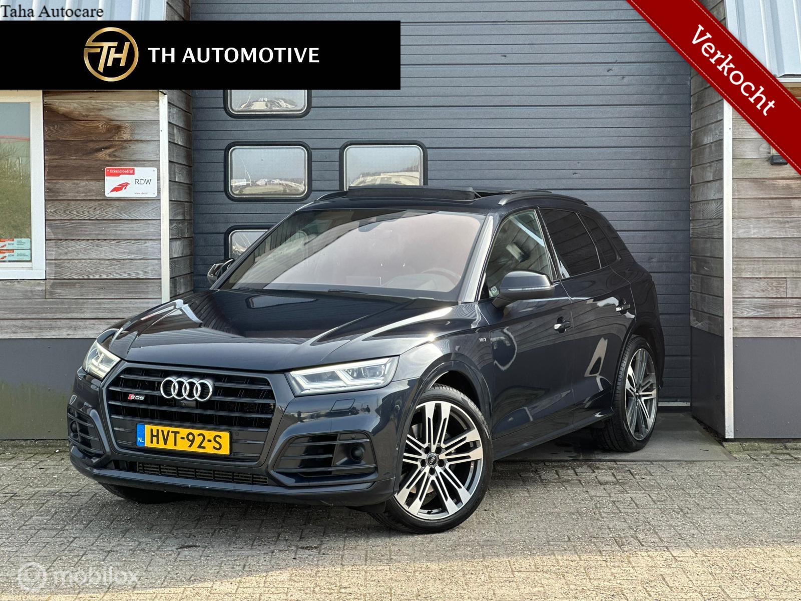 Audi Sq5 3.0 TFSI SQ5 quattro|Pano |B&O |HUD | Sfeer|LUCHTVERING|RS Stoelen. 2018 - voorkant