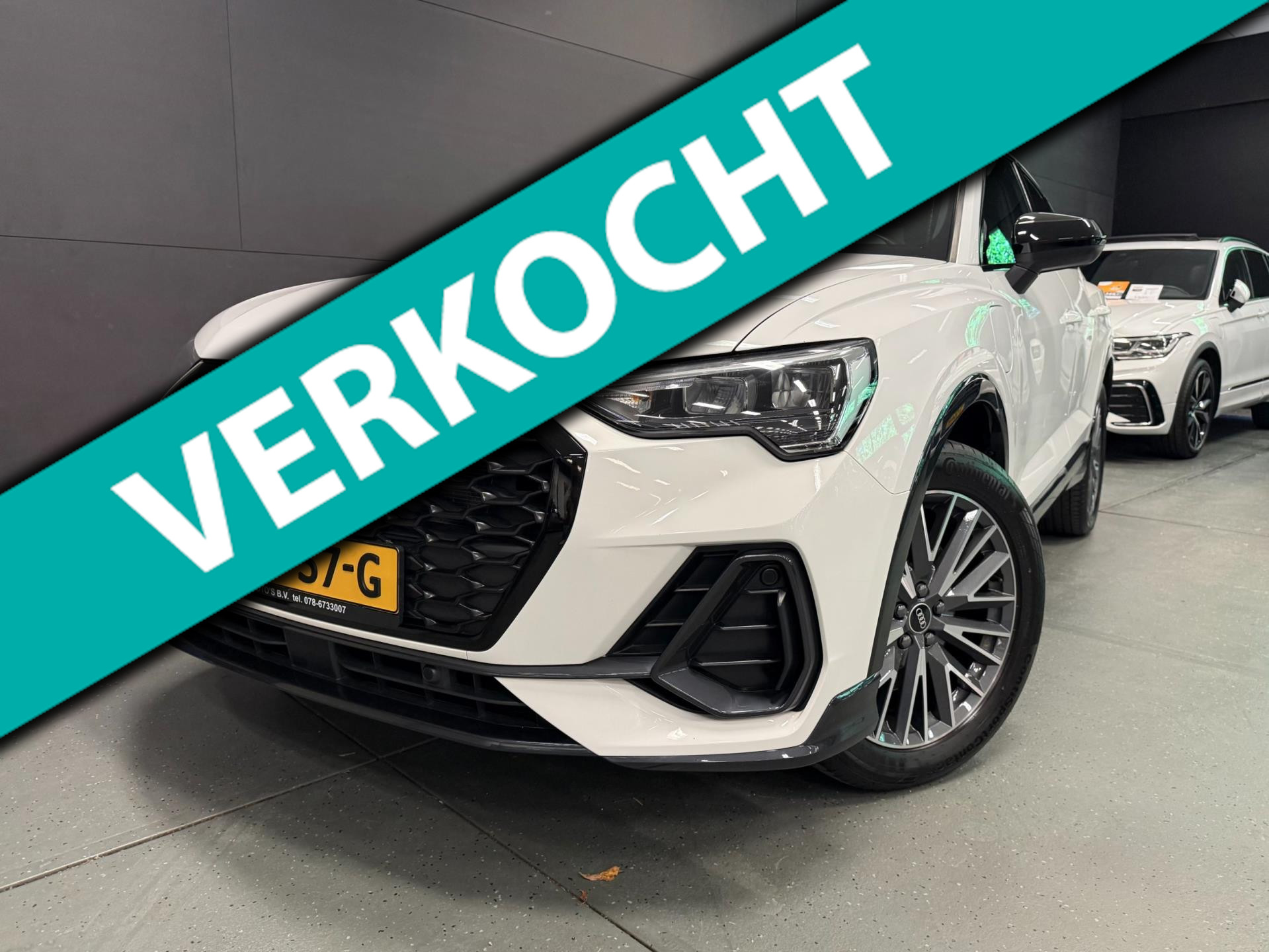 Audi Q3 Sportback E-tron 45 TFSI e 2X S-LINE BLACKLINE SOH-TEST/ PANO/NAVI/DAB/LED/ECC/PDC/CRUISE/// 2022 - voorkant