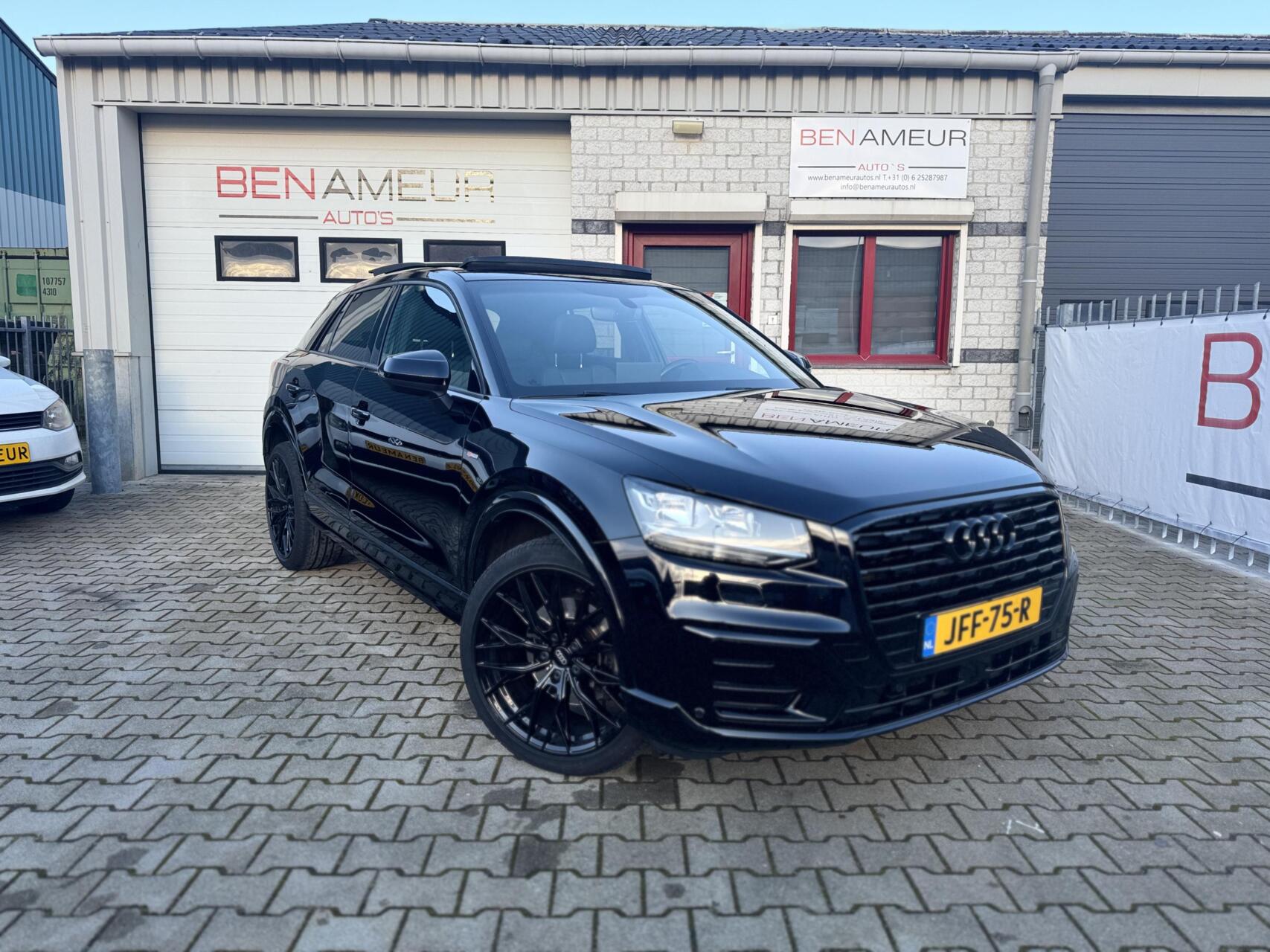 Audi Q2 1.4 TFSI CoD 150PK 3x S-Line Pano/ Navi/ Leder 2017 - voorkant