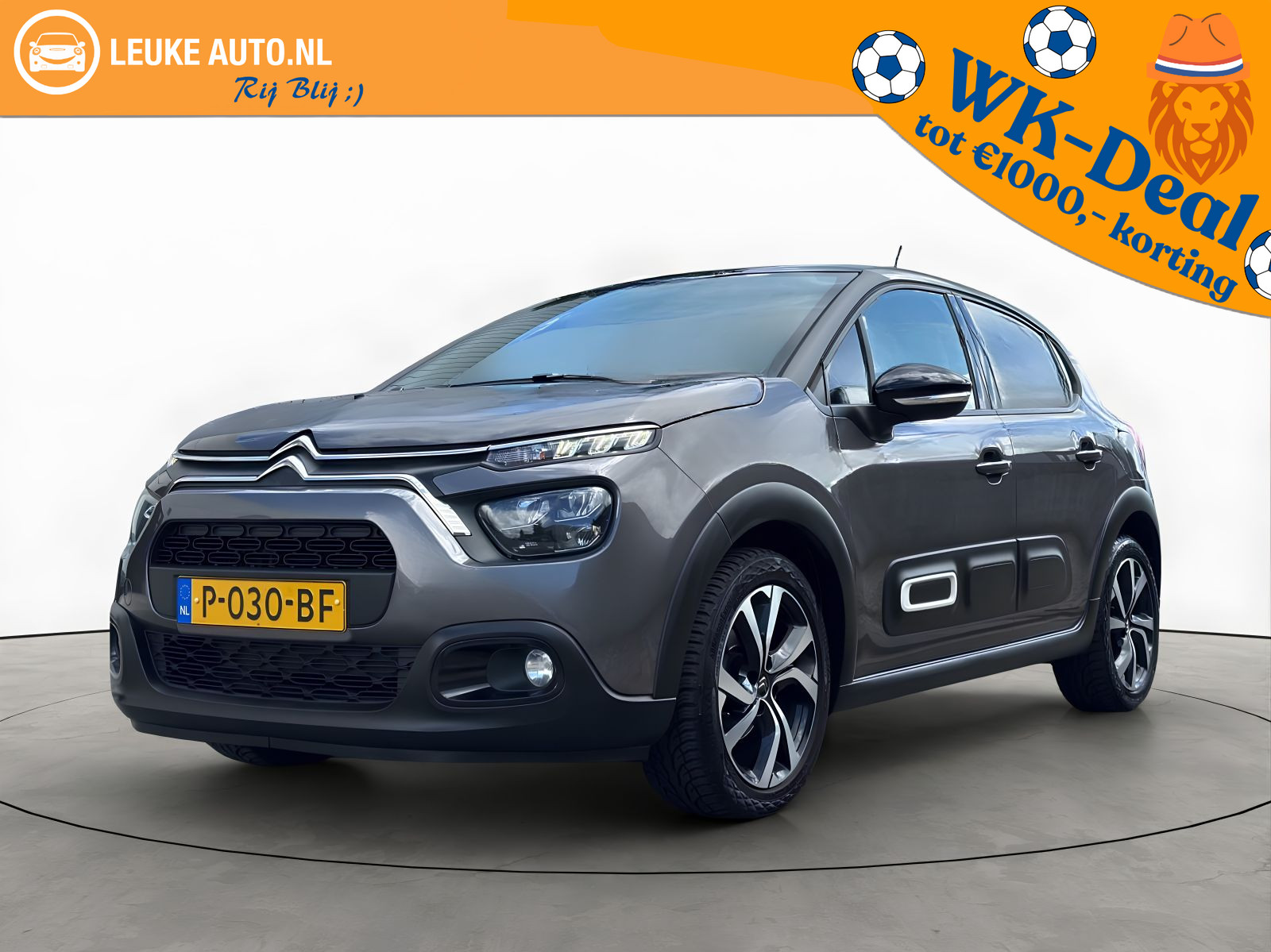 Citroen C3 1.2 PureTech 110PK Automaat Shine 2022 - voorkant