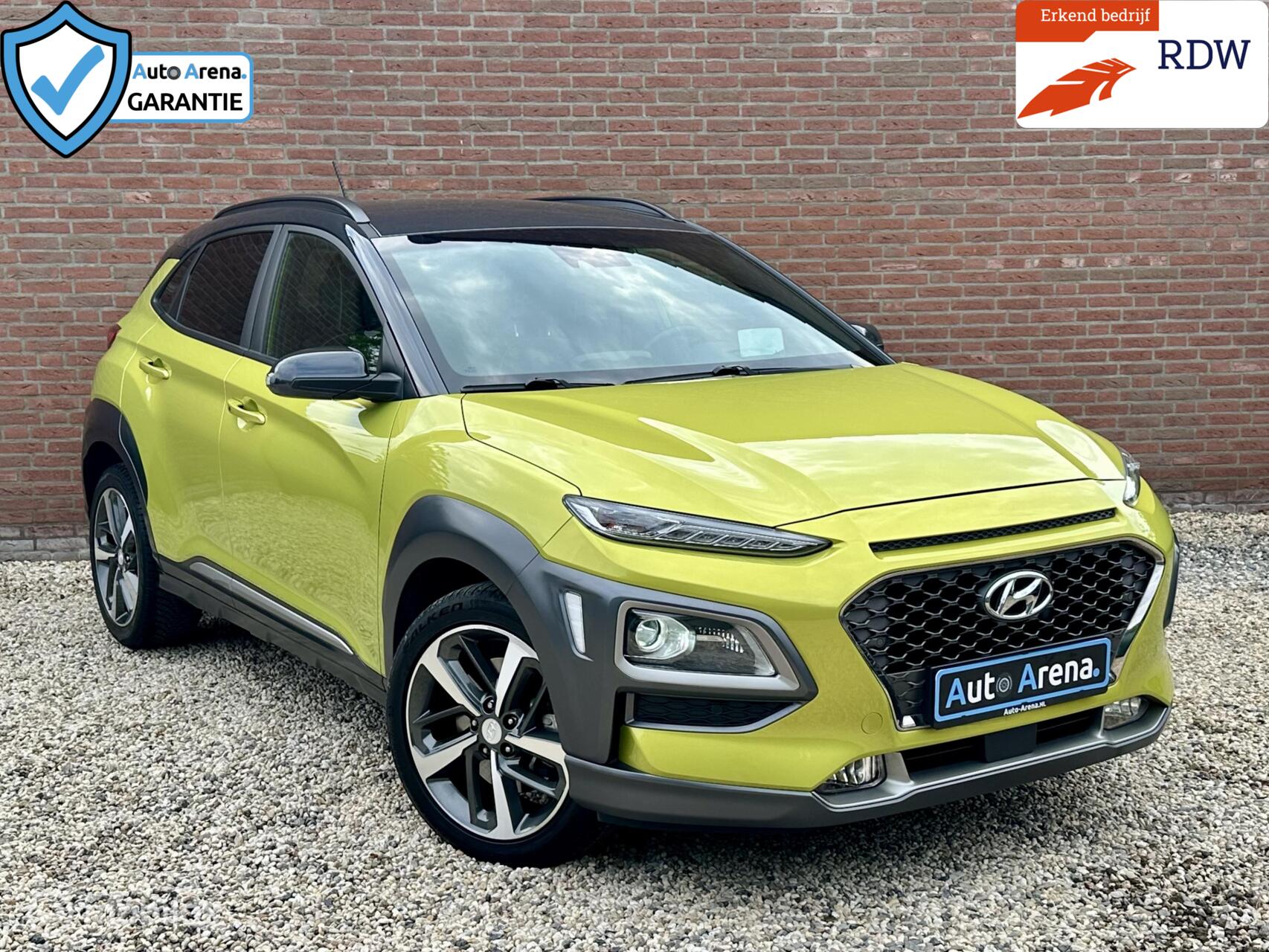 Hyundai Kona 1.6 T-GDI Premium 4WD | Stoelverw. | Stoelventilatie | Stuurverw. | Krell Audio | HUD | Apple CarPlay 2018 - voorkant