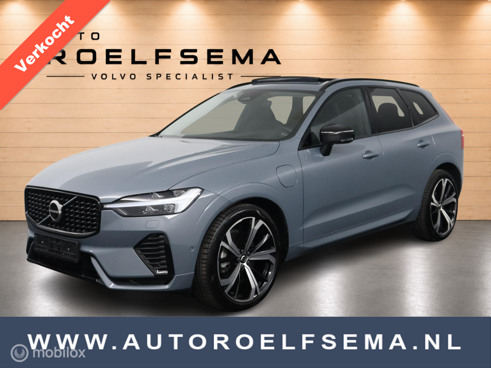 Volvo Xc60 2.0 T8 Plug-in hybrid AWD R-design |Panoramadak |Adaptive Cruise | Autopilot | Luchtvering | Stoel en stuur verwwarming 2023 - voorkant