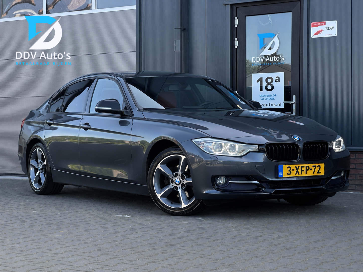 BMW 320ed 320d/163pk High Executive|AUT|NAP|Trekh|PDC|Cruise|Leder|Climate|Stoelverwarming|Xenon|Sportstoelen|Navi|M Sportstuur|17" LMV 2014 - voorkant