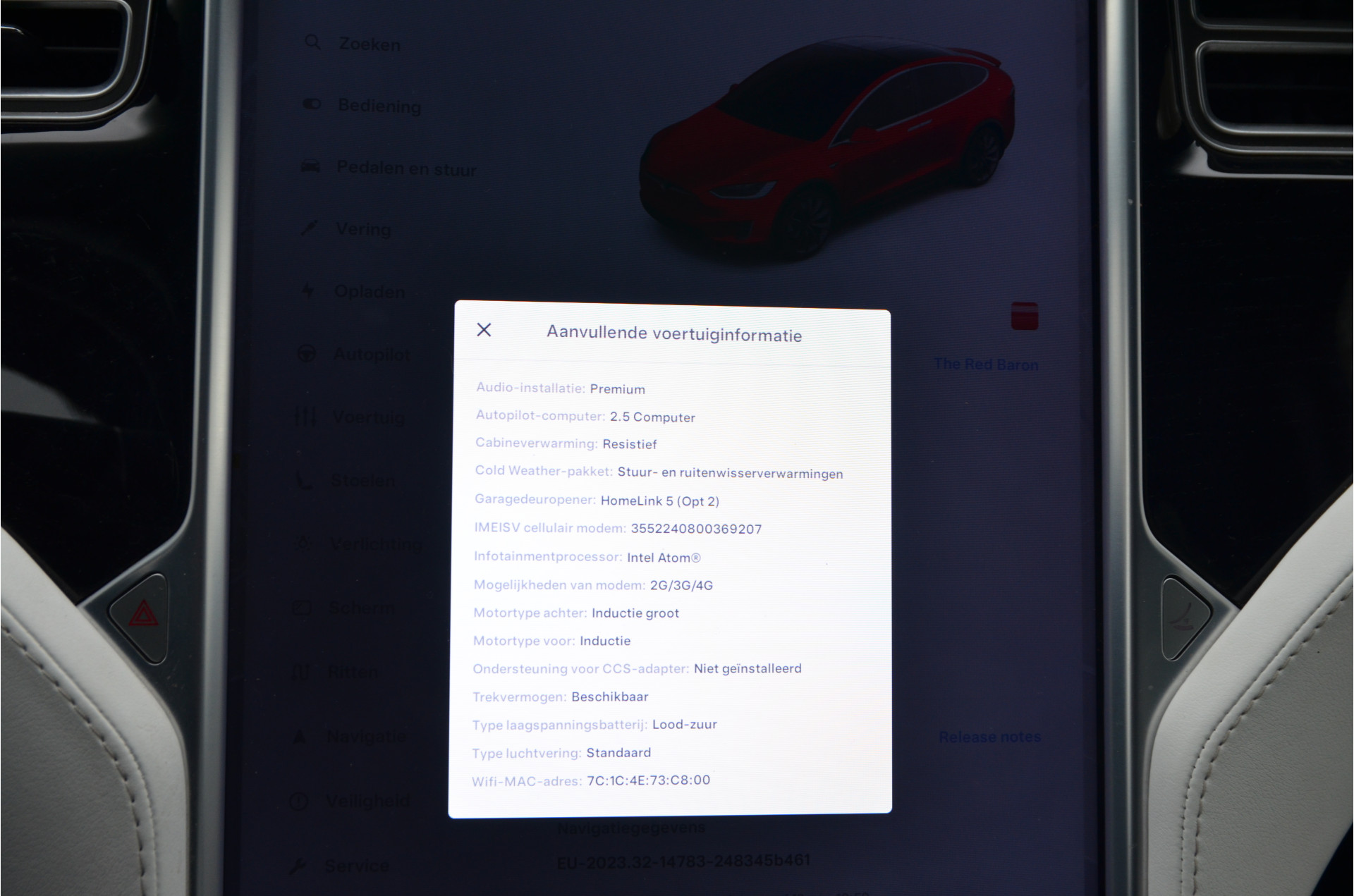 Foto van Tesla Model X