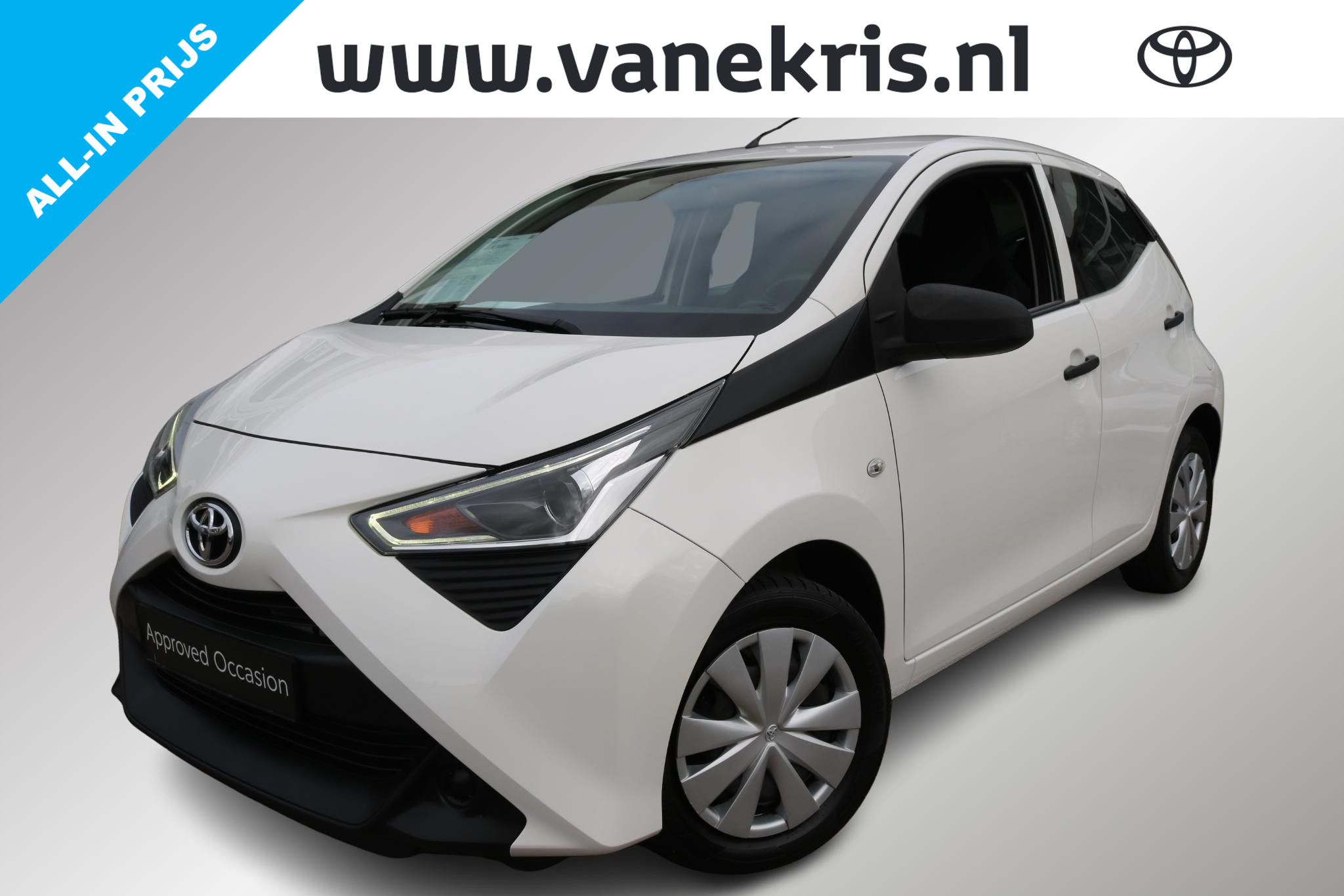 Toyota Toyota Aygo 1.0 VVT-i X-Fun, Bluetooth 2019 - voorkant