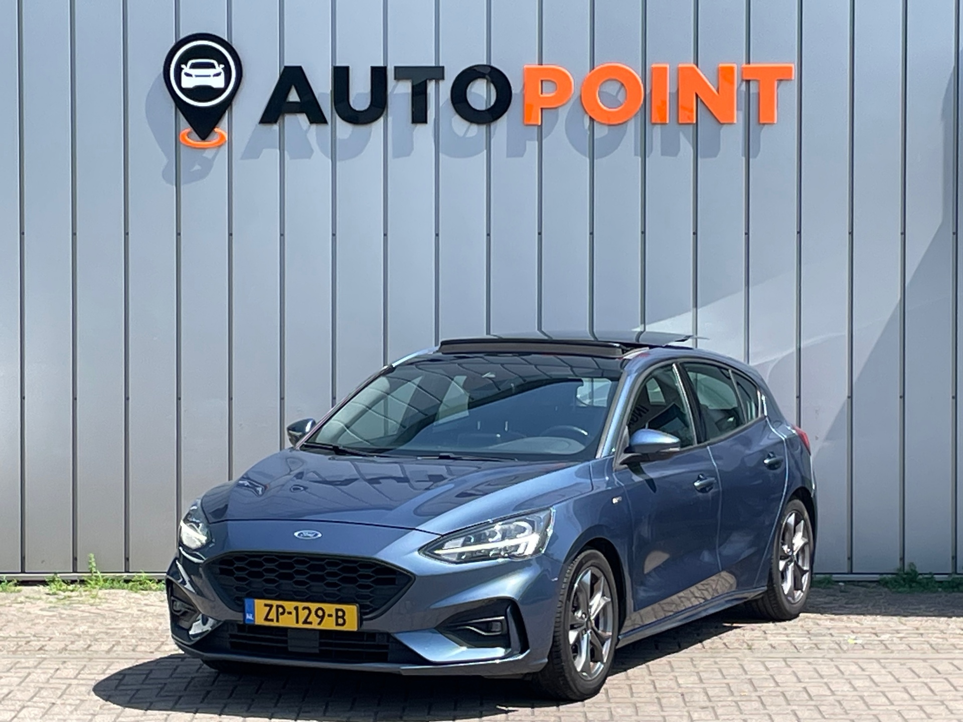 Ford Focus 1.5 EcoBoost ST Line Business ORG NL 1E EIG DEALEROND|PANO|BANG&OLUFS|FULL-LED|STOEL+STUURVRM|NAVI|ADAPT.CRUISE|PARKING 2019 - voorkant