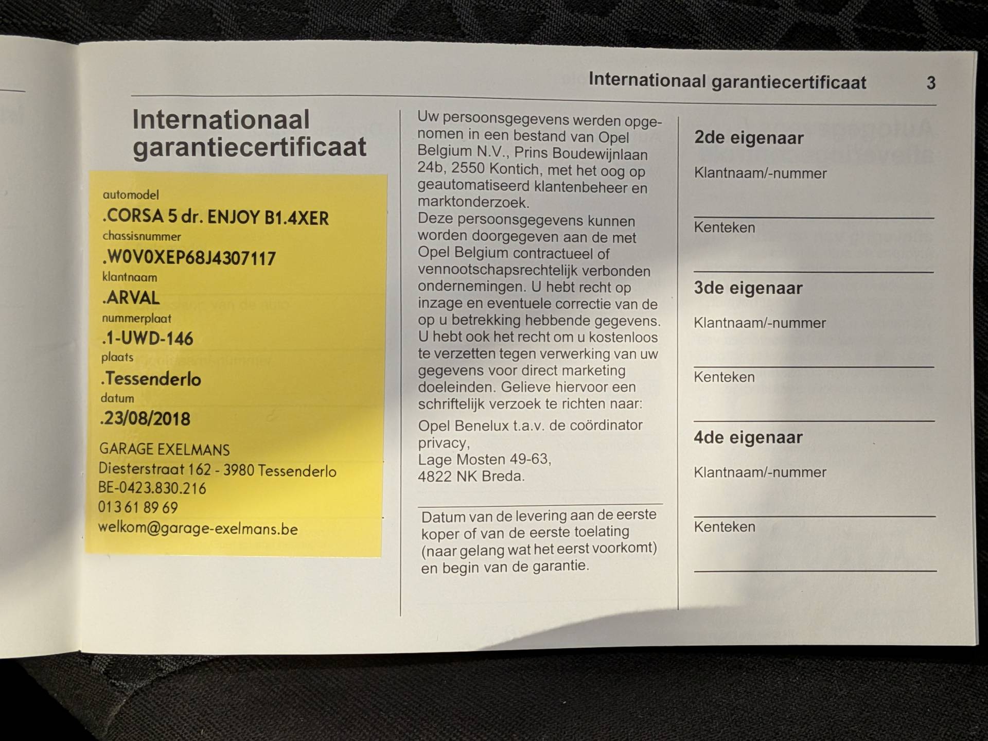 Foto van Opel Corsa-e