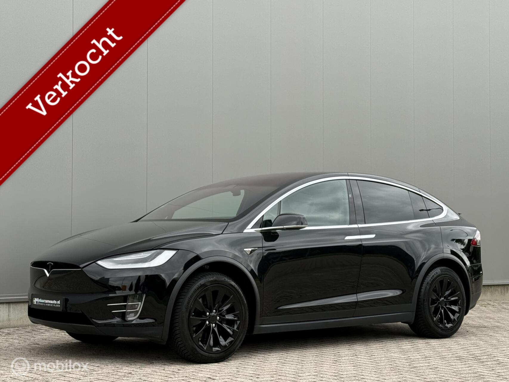 Tesla Model X Long Range 7 pers, Trekhaak, SOH 89 , Pano 2020 - voorkant