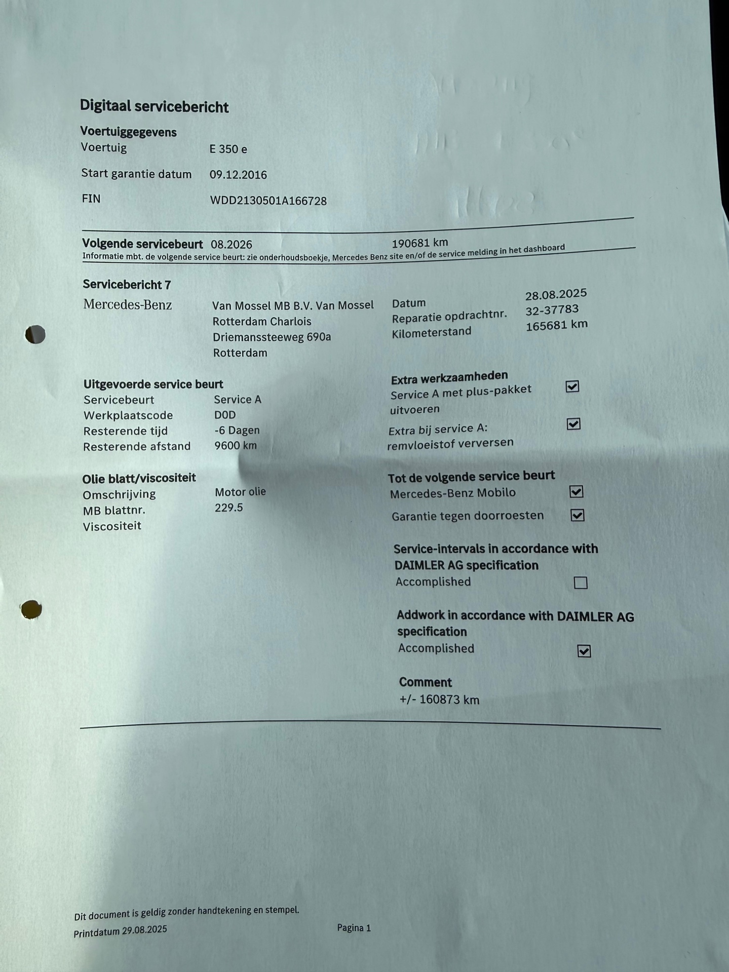 Foto van Mercedes-Benz E 350 E