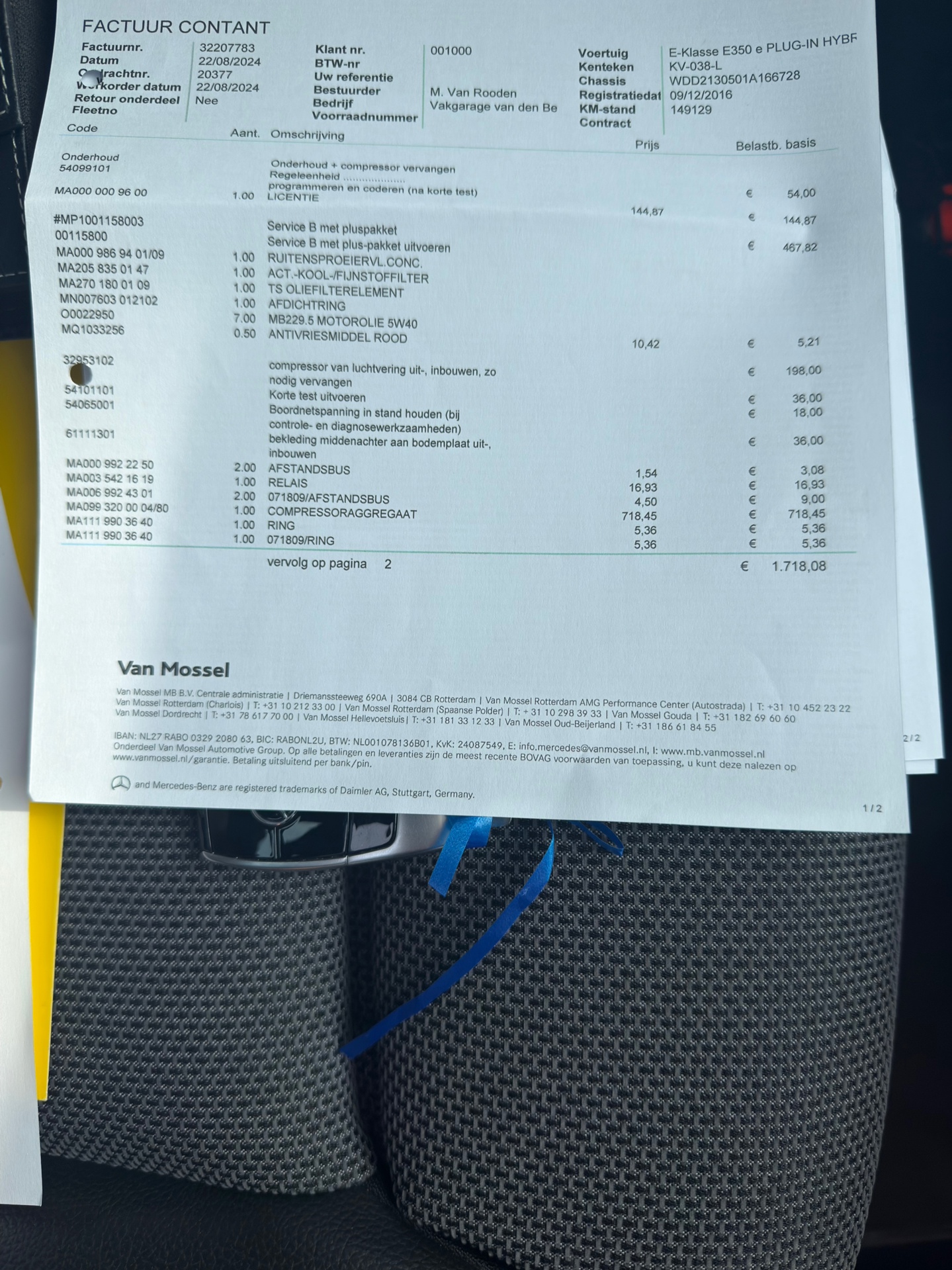 Foto van Mercedes-Benz E 350 E