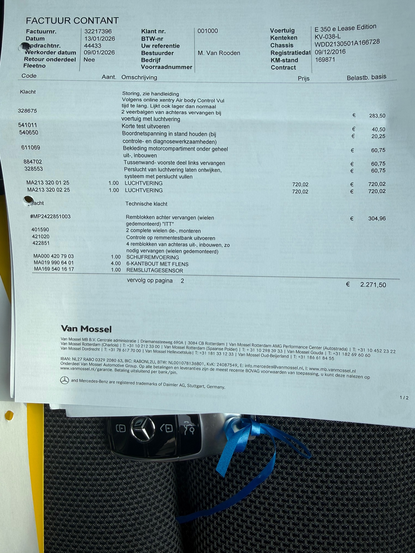 Foto van Mercedes-Benz E 350 E