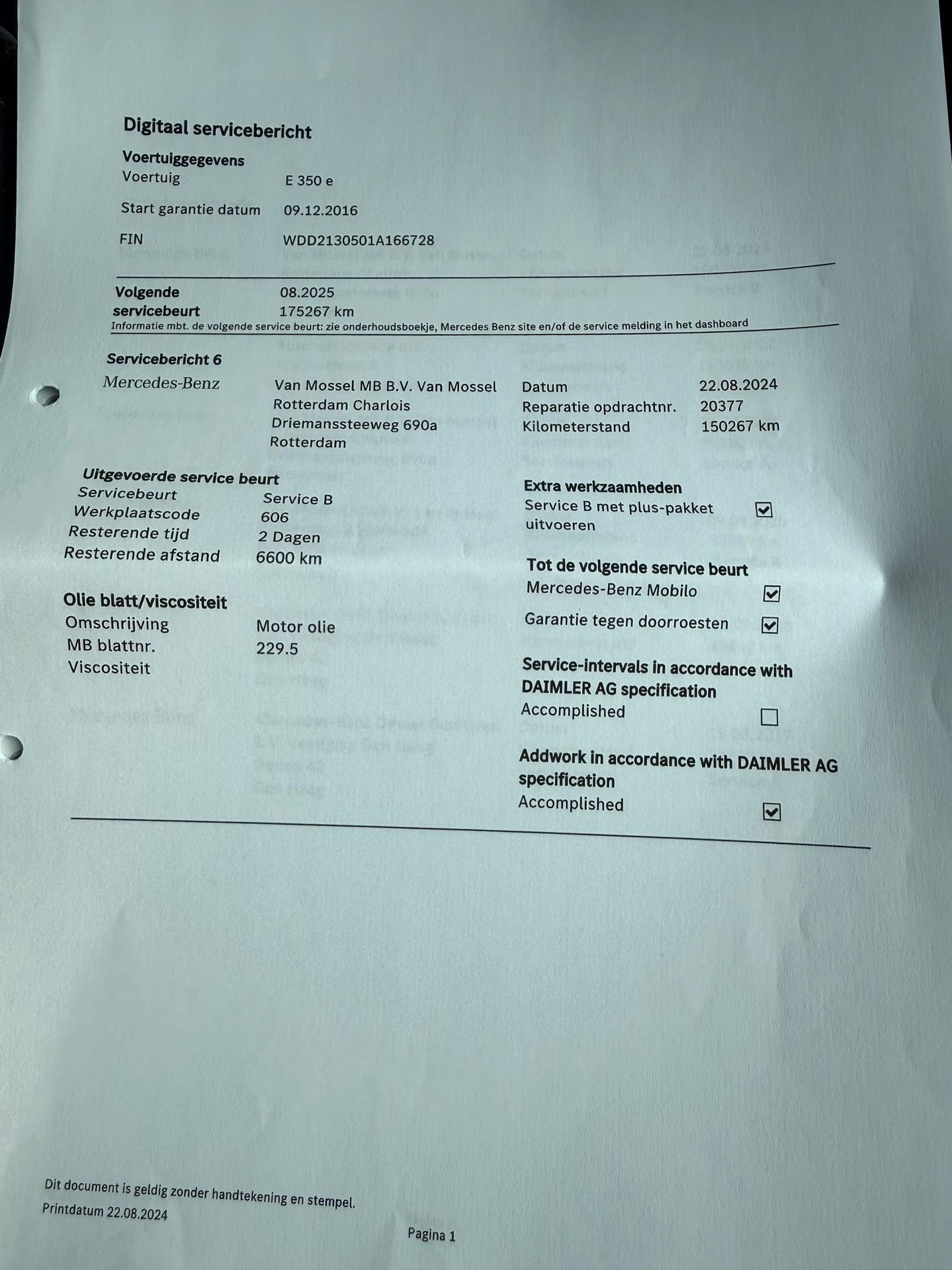 Foto van Mercedes-Benz E 350 E