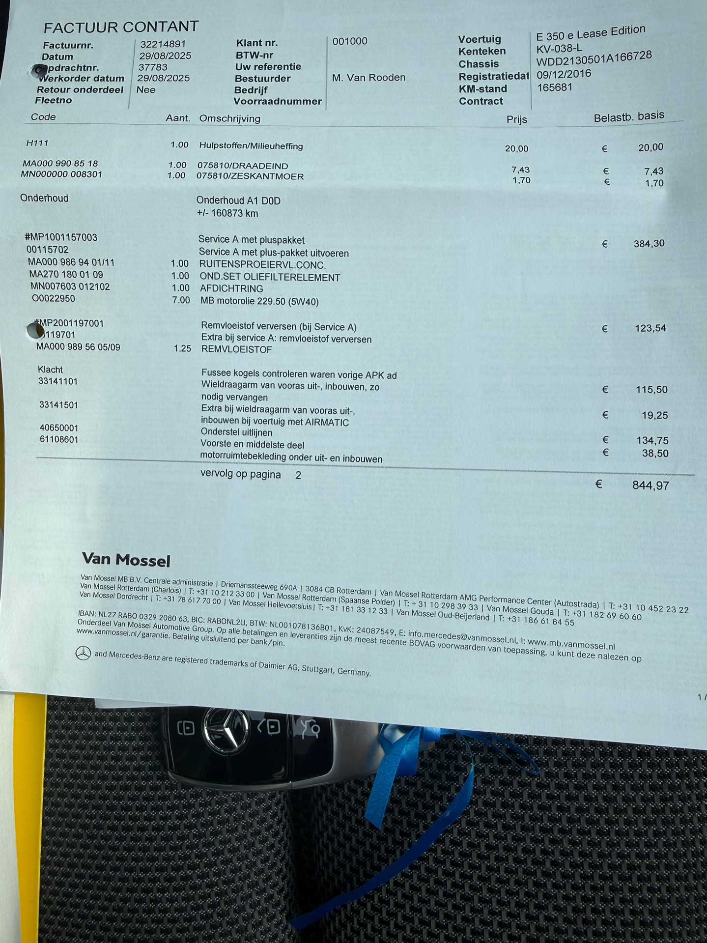 Foto van Mercedes-Benz E 350 E
