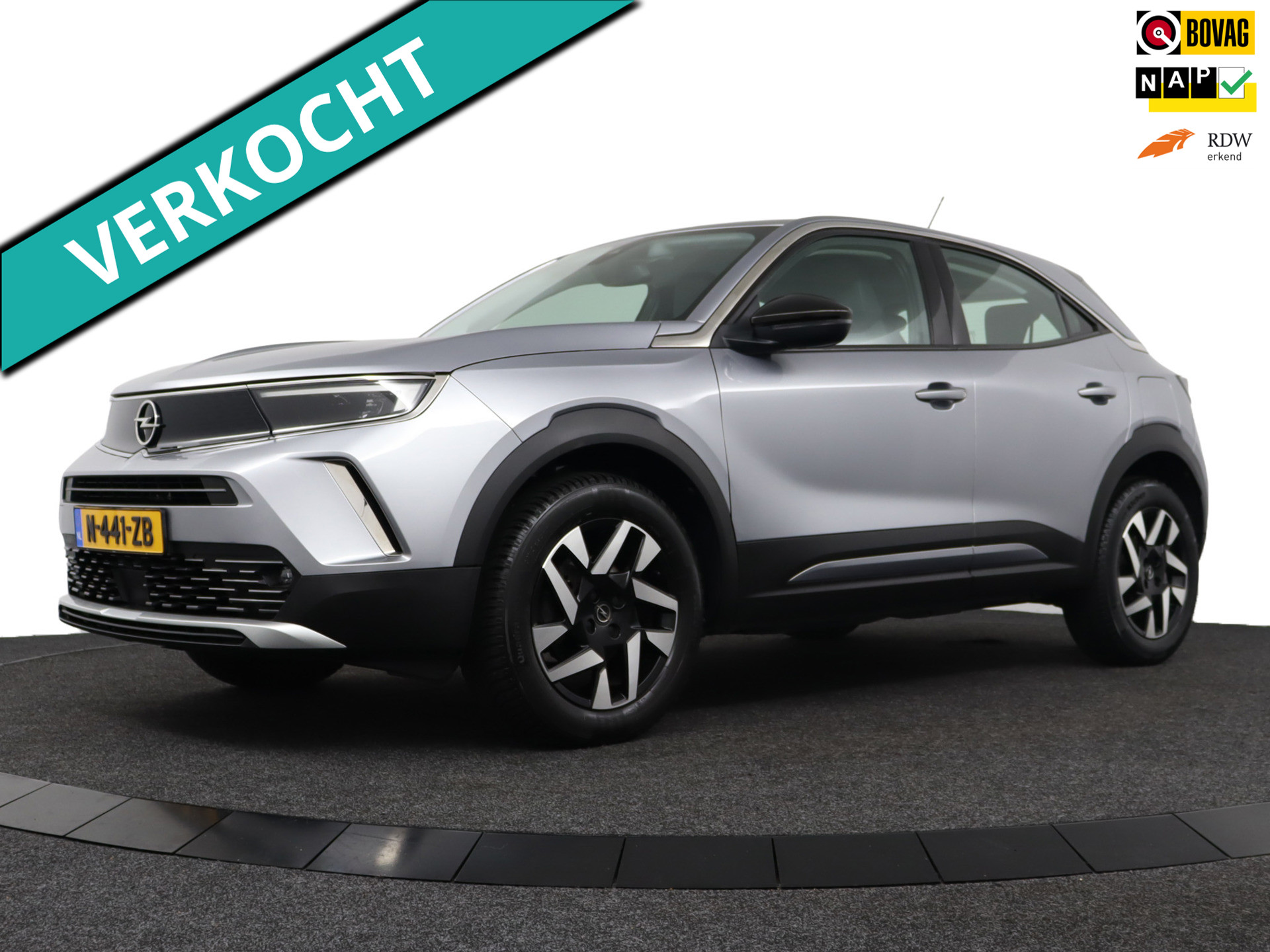 Opel Mokka 1.2 T. 130pk  Elegance Trekhaak/Camera/Navi/Carplay/ECC 2022 - voorkant