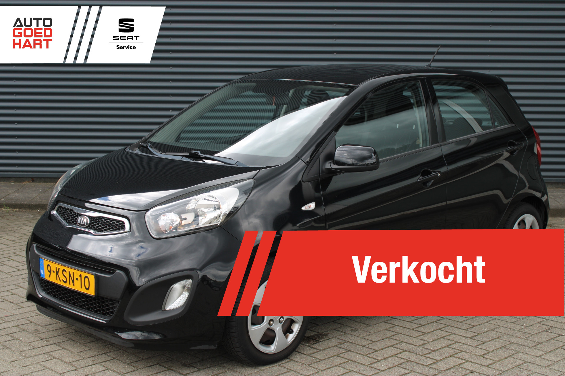 Kia Picanto 1.0 CVVT ISG Comfort Pack Airco NAP 2013 - voorkant