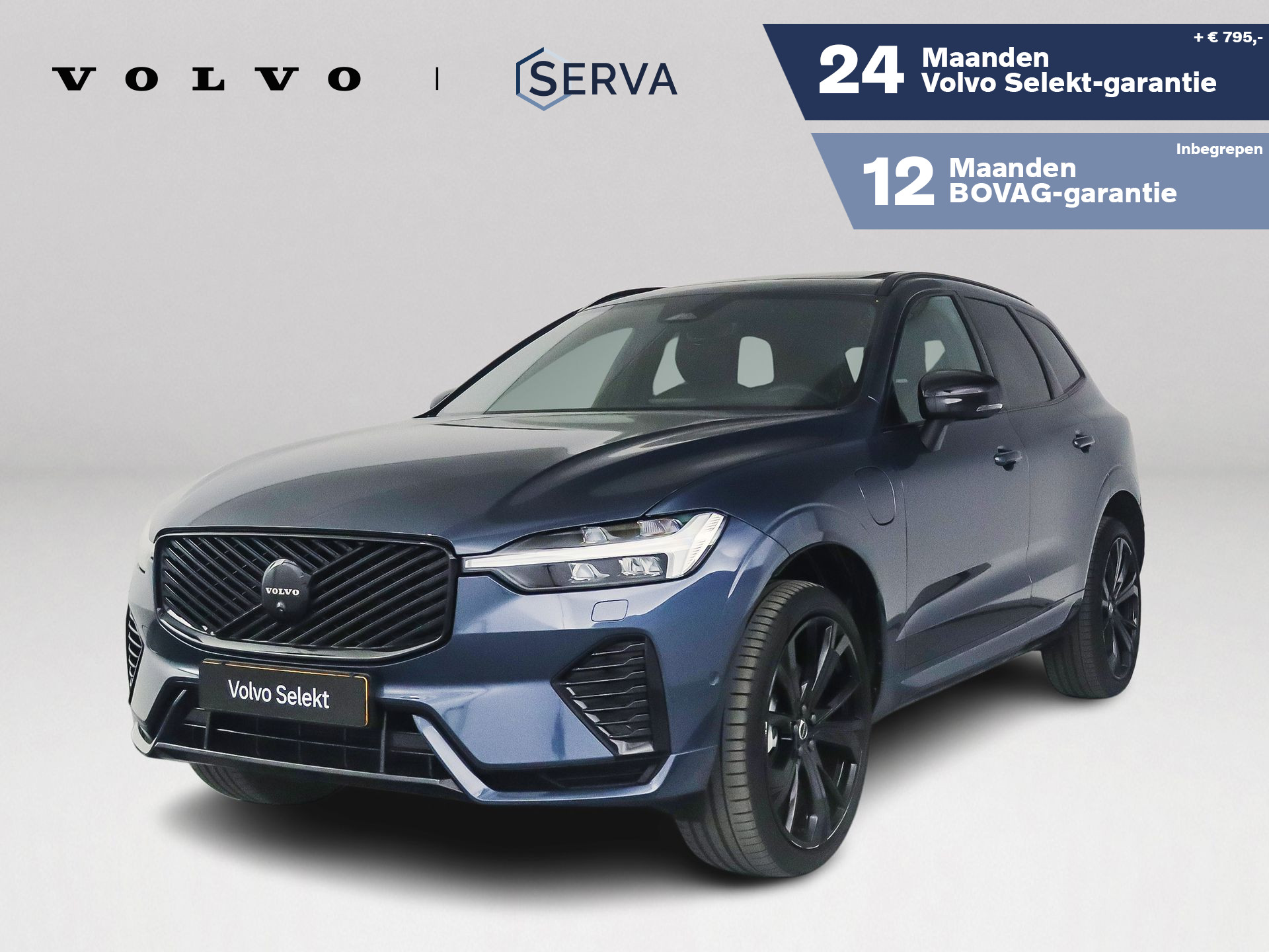 Volvo Xc60 T8 Plug-in hybrid AWD Ultra Black Edition | Panoramadak | 360° camera | Harman Kardon | Head-up display | Stoelventilatie | Stoel- en Stuurverwarming 2025 - voorkant