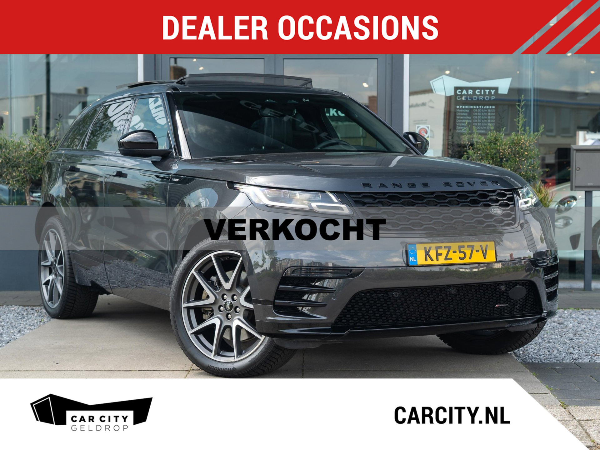 Land Rover Range Rover Velar P400e PHEV AWD R-Dynamic HSE / Massage / Pano / ACC / Keyless / Meridian 2023 - voorkant