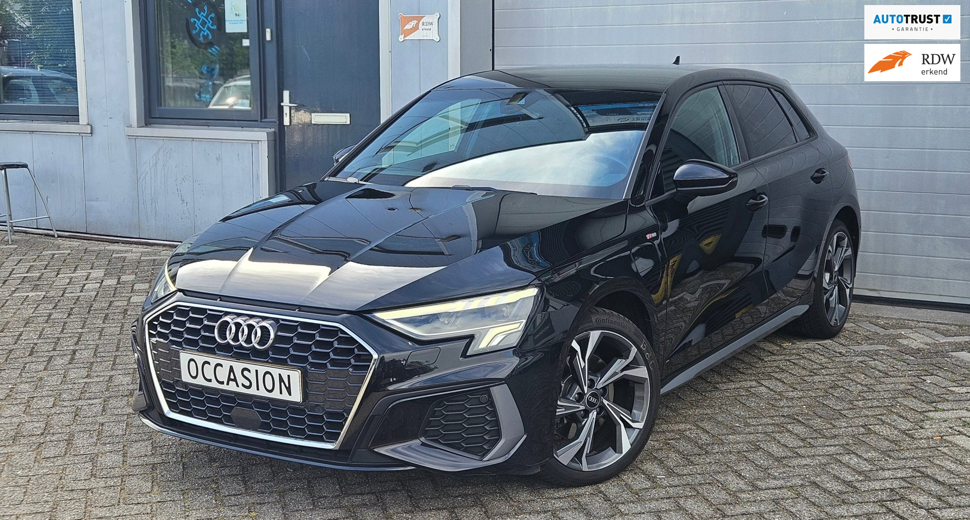 Audi A3 40 TFSIe 40 TFSI-e 3x S-line Keyless Matrix Memory Camera Virtual 2021 - voorkant
