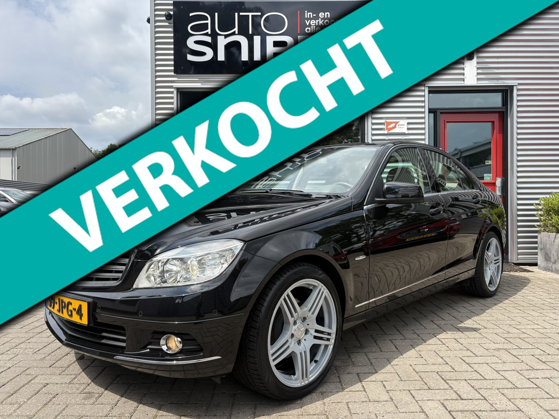 Mercedes-Benz C-klasse 200 K Bns Cl. Eleg. 2009 - voorkant