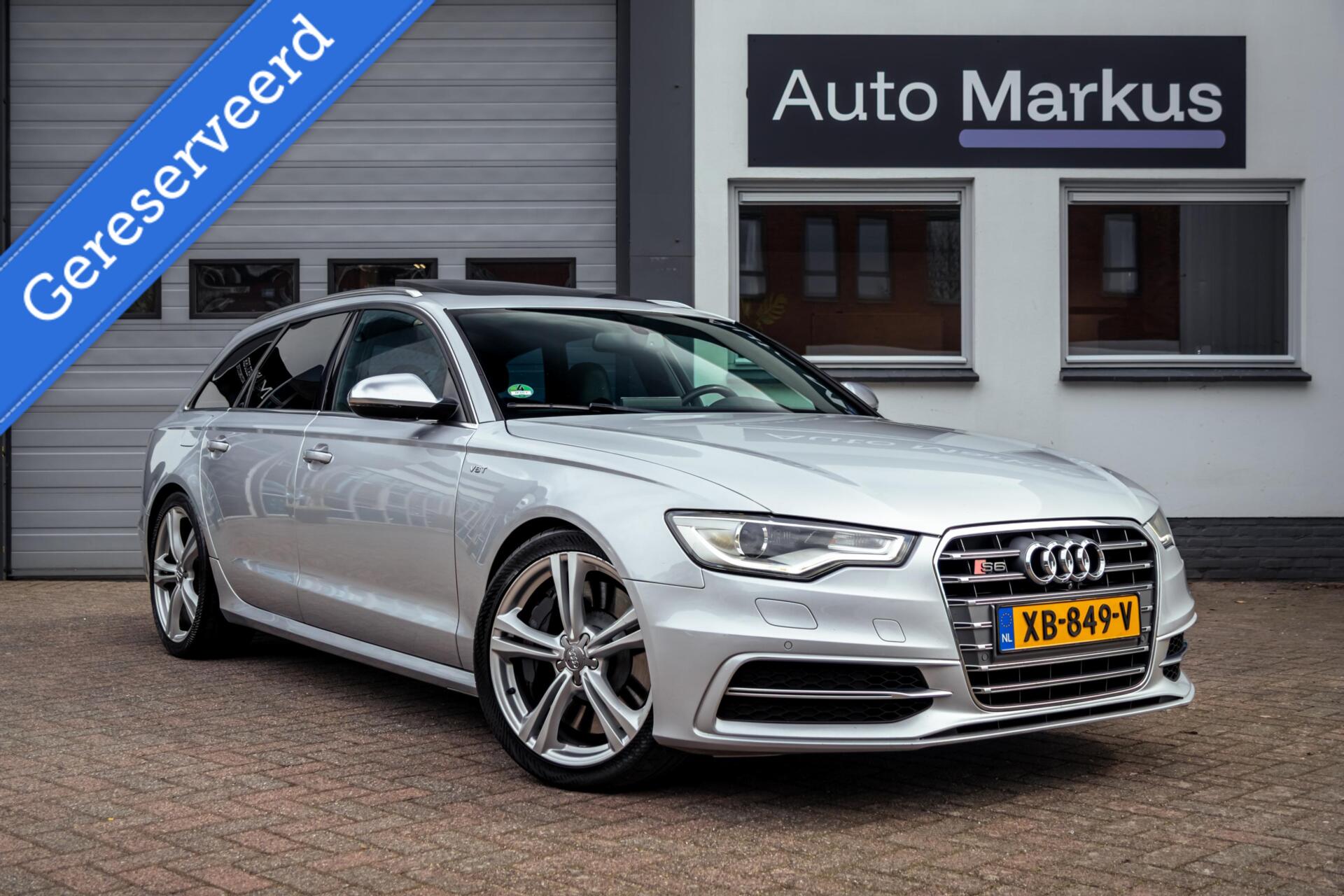 Audi S6 Avant 4.0 TFSI quattro Pano|Soft-Close|RS Zetels|360|Luchtvering|Carbon 2013 - voorkant