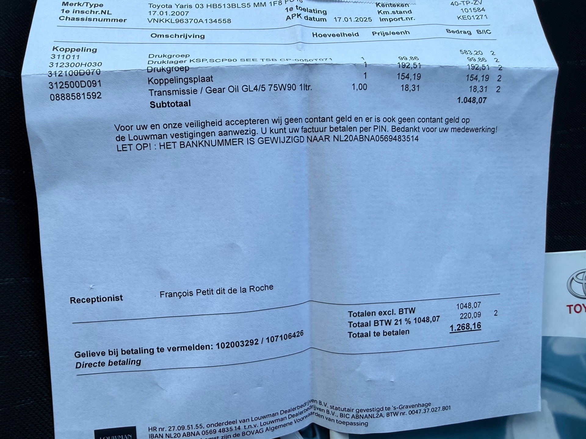 Foto van Toyota Toyota Yaris