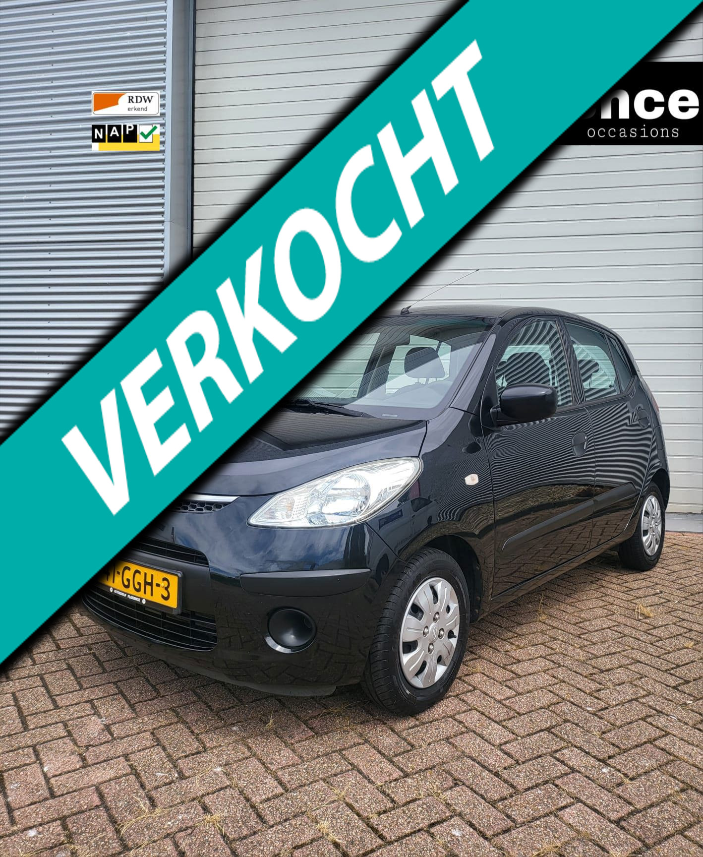 Hyundai I 10 1.1 Active Cool Airco Lage km NAP 2008 - voorkant