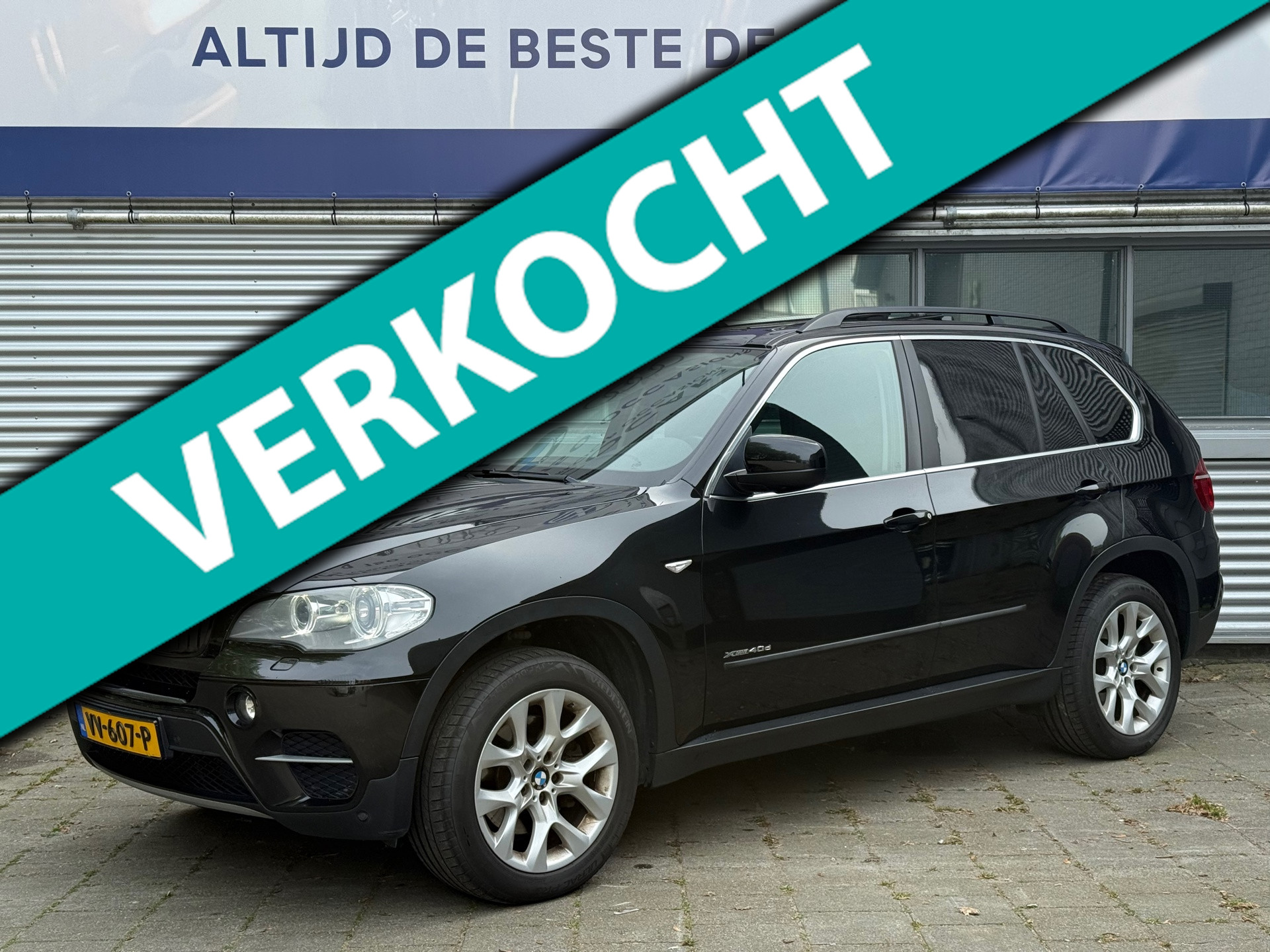 BMW X Reihe 4.0d xDrive High Executive Grijs Kenteken l Pano l Leder l Navi l Cruise l Xenon l 2012 - voorkant