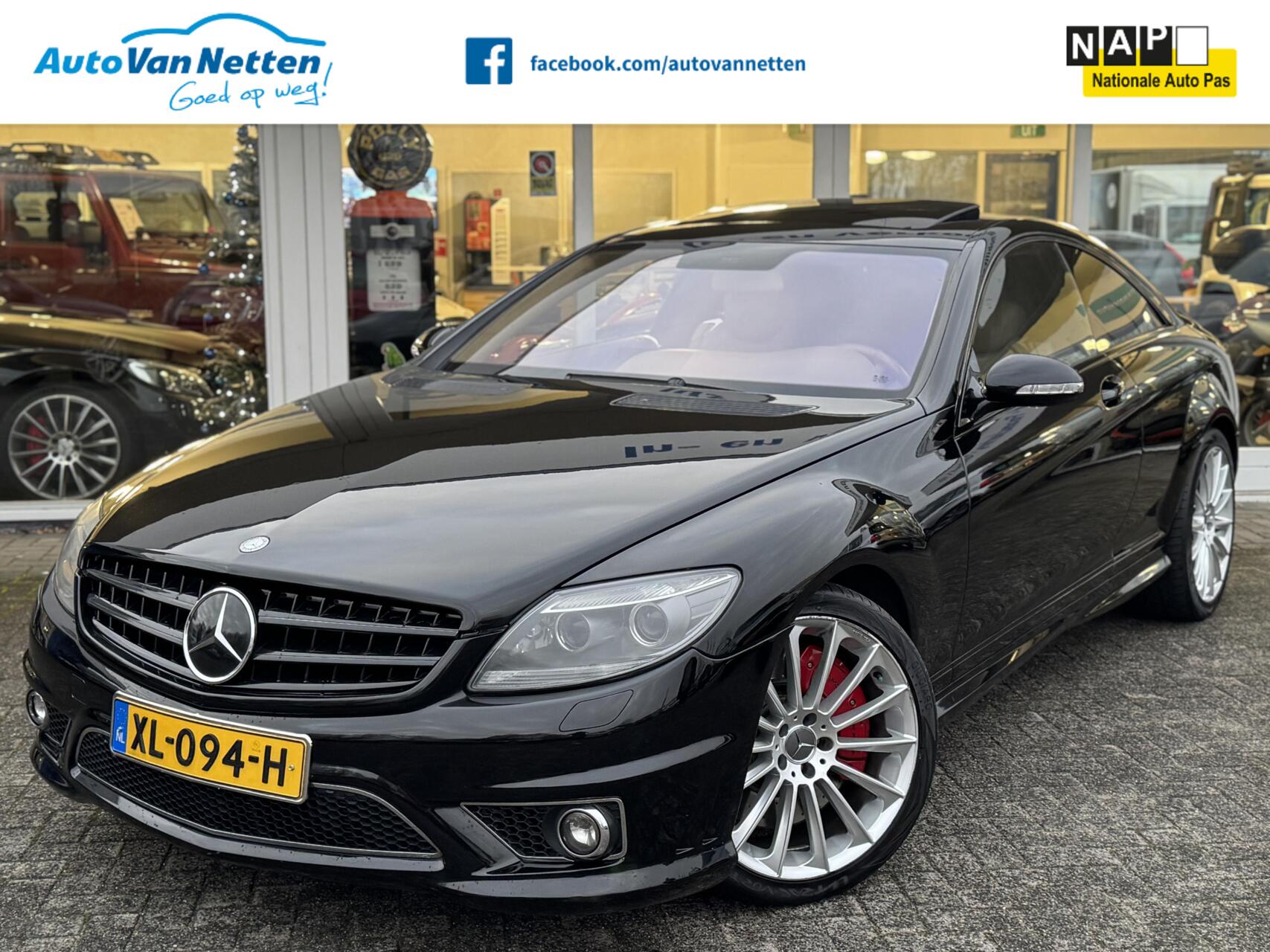 Mercedes-Benz CL 63 AMG AMG 63, 6.3 V8 525pk, Leder,Xenon,Clima,20"inch, 2007 - voorkant