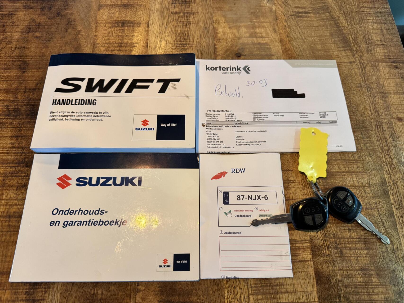 Foto van Suzuki Swift