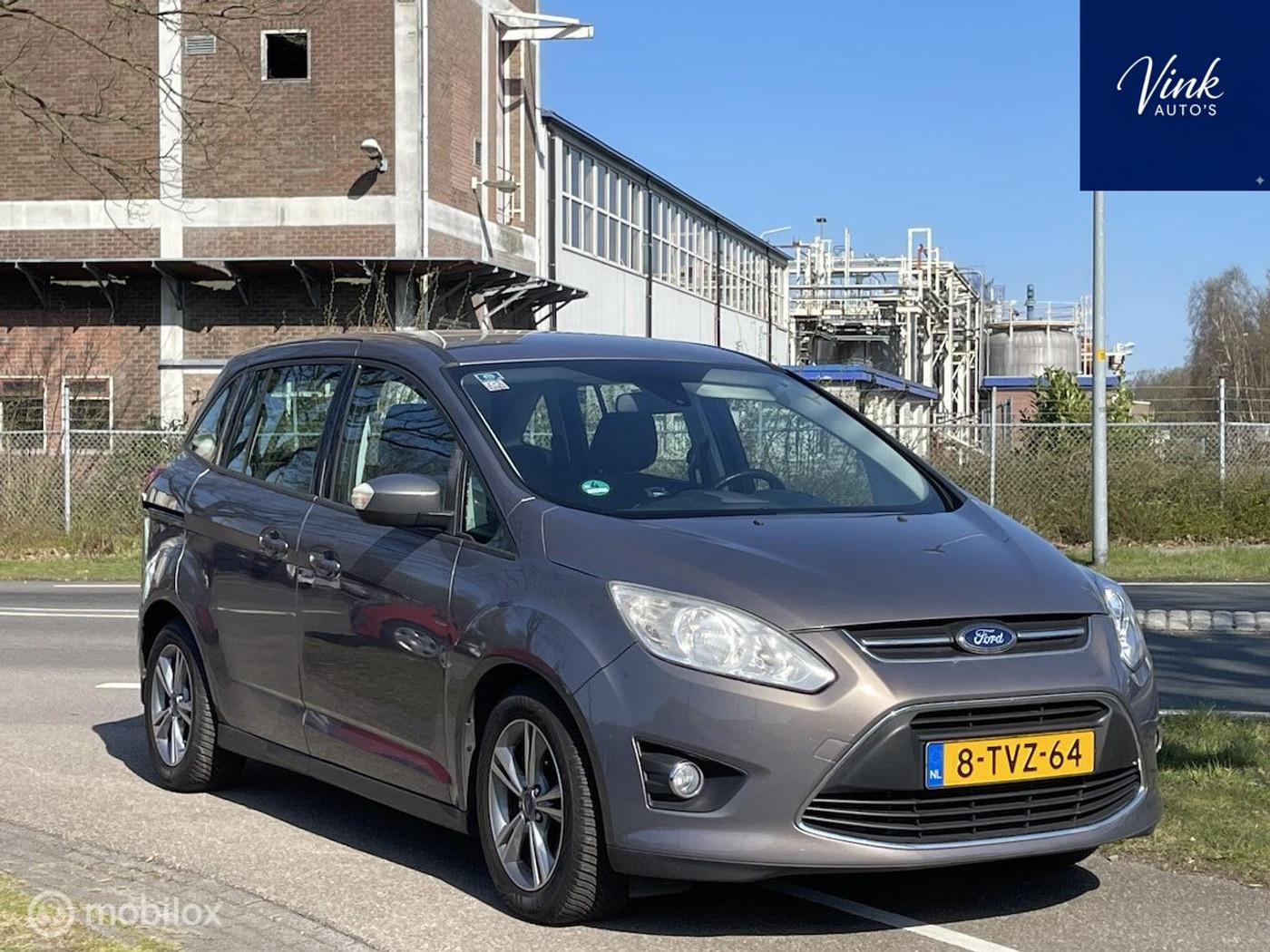 Ford Grand C-max 1.0 Edition | Navigatie | Nieuwe APK | Cruise Control | NL & NAP | Dealer Onderhouden 2014 - voorkant