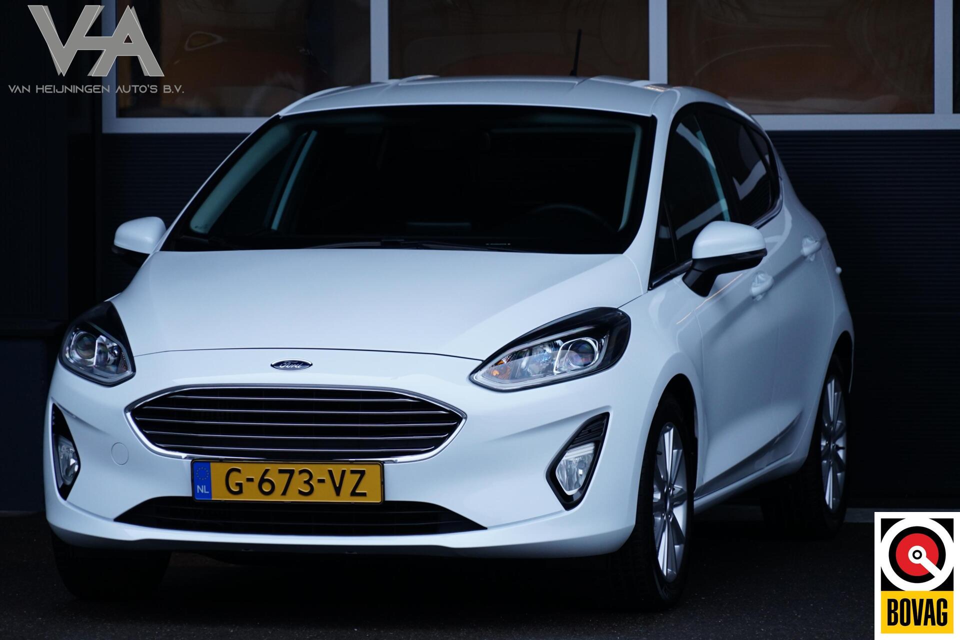 Ford Fiesta 1.0 EcoBoost Titanium, NL, CarPlay, clima, cruise 2019 - voorkant