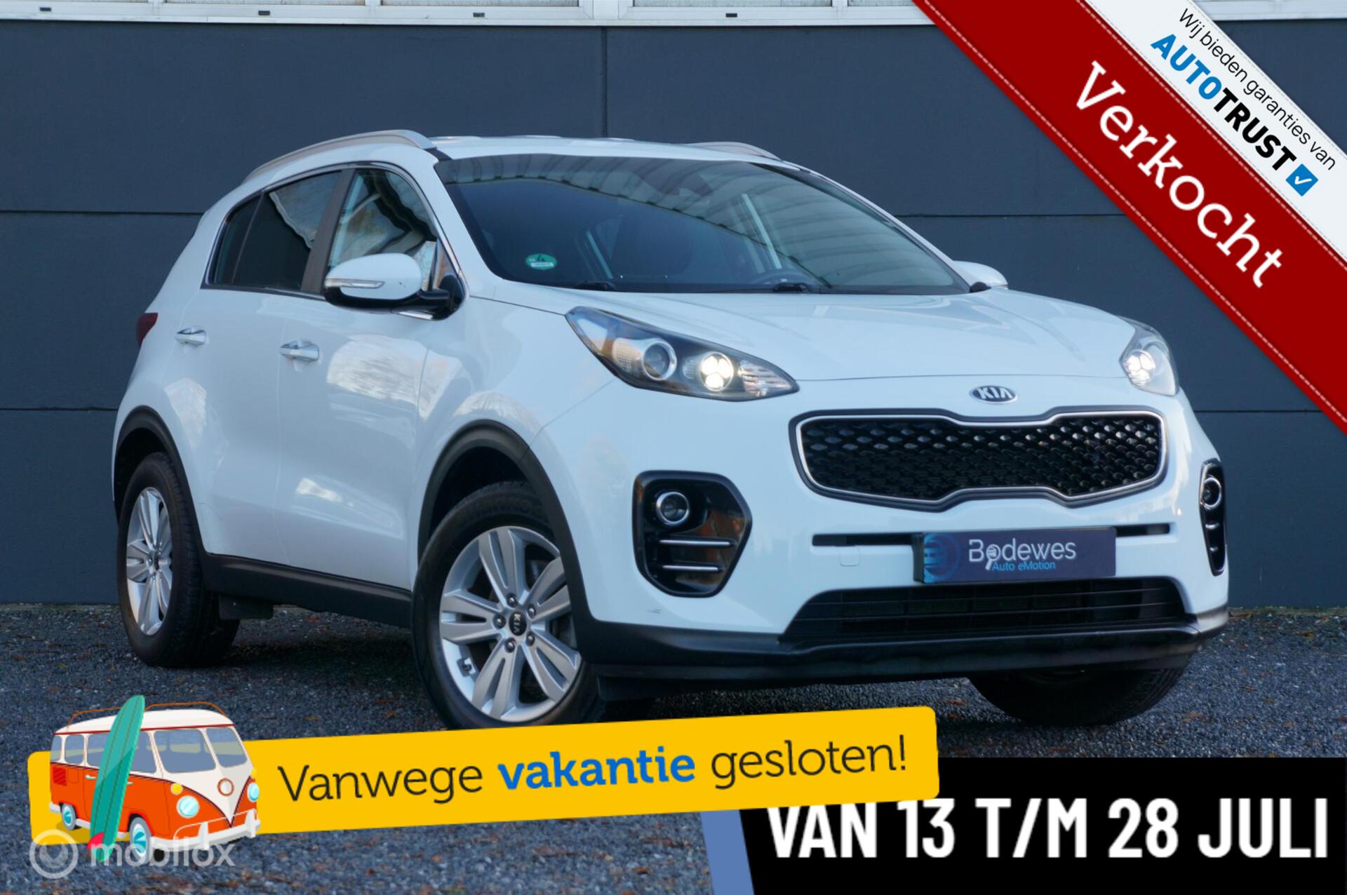 Kia Sportage 1.6 GDI DynamicLine Leder Pakket Navi Cam Apps! 2018 - voorkant