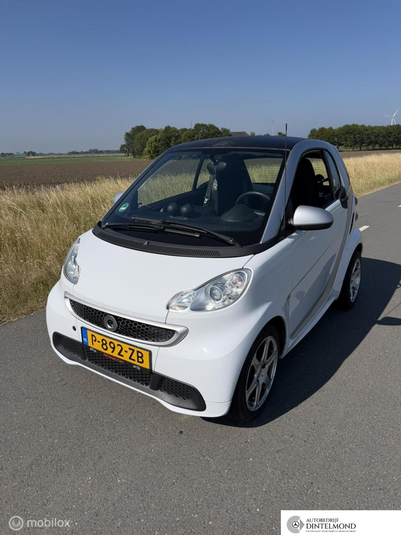 Smart Fortwo Coupé Electric drive lederen bekleding/LMvelgen 2013 - voorkant