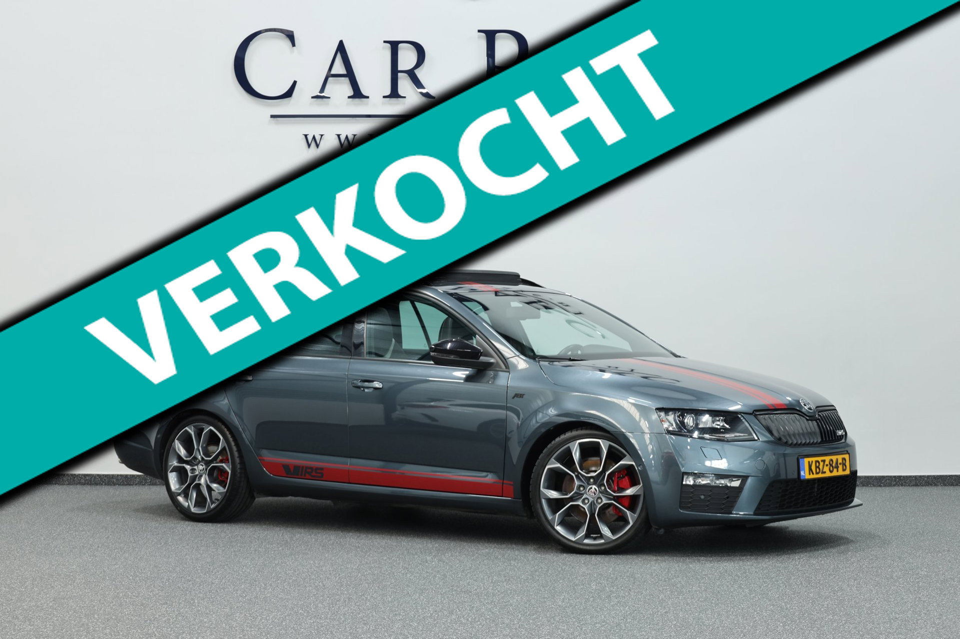 Skoda Octavia Combi 2.0 TSI RS 290+PK ABT LED/PANO/HALF LEDER+S.VERWARMING/CRUISE/ECC/12 MND GARANTIE! 2014 - voorkant