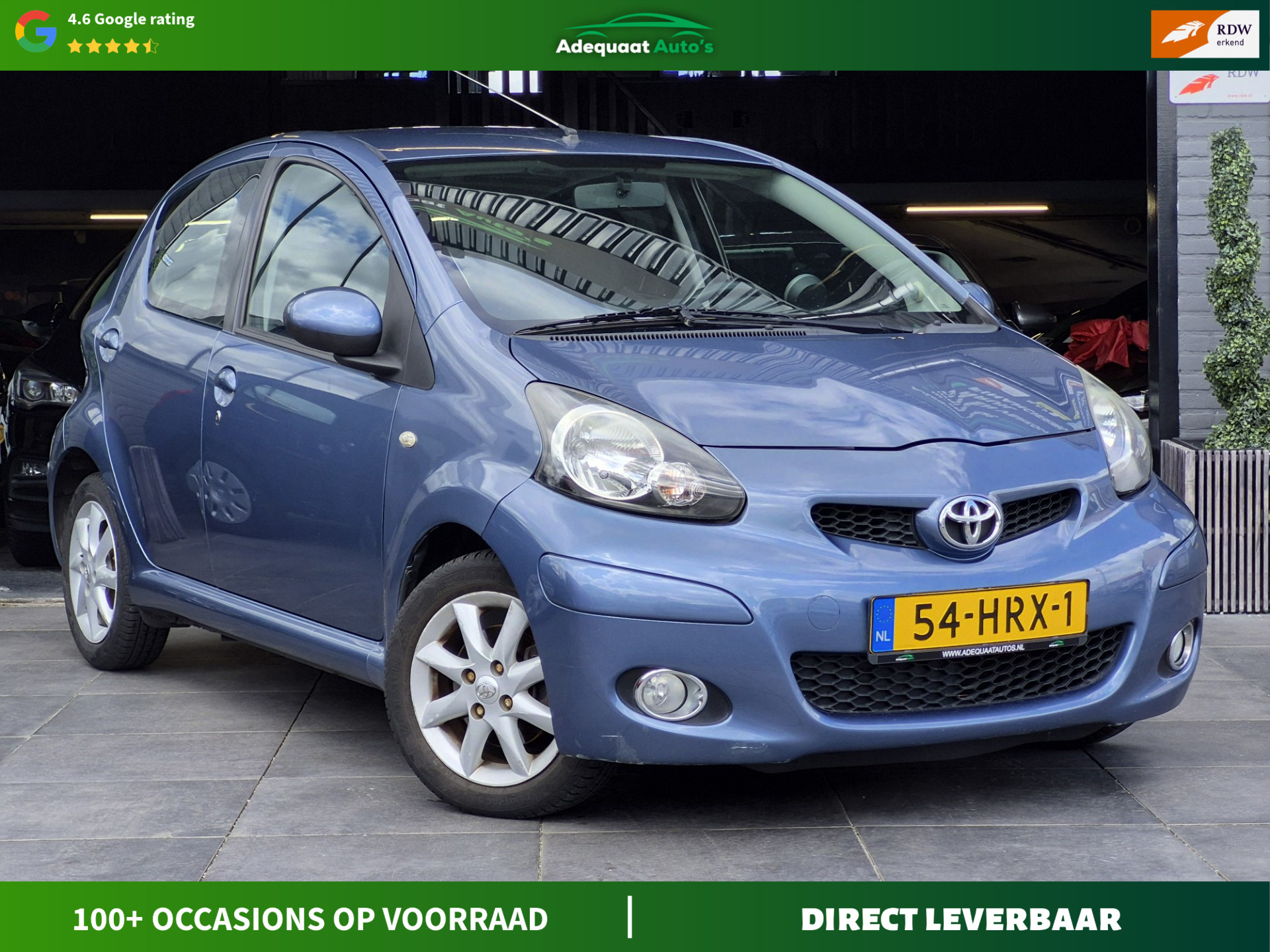 Toyota Toyota Aygo 1.0-12V Comfort|Airco|Carplay|5 Deur|Goed onderh 2009 - voorkant