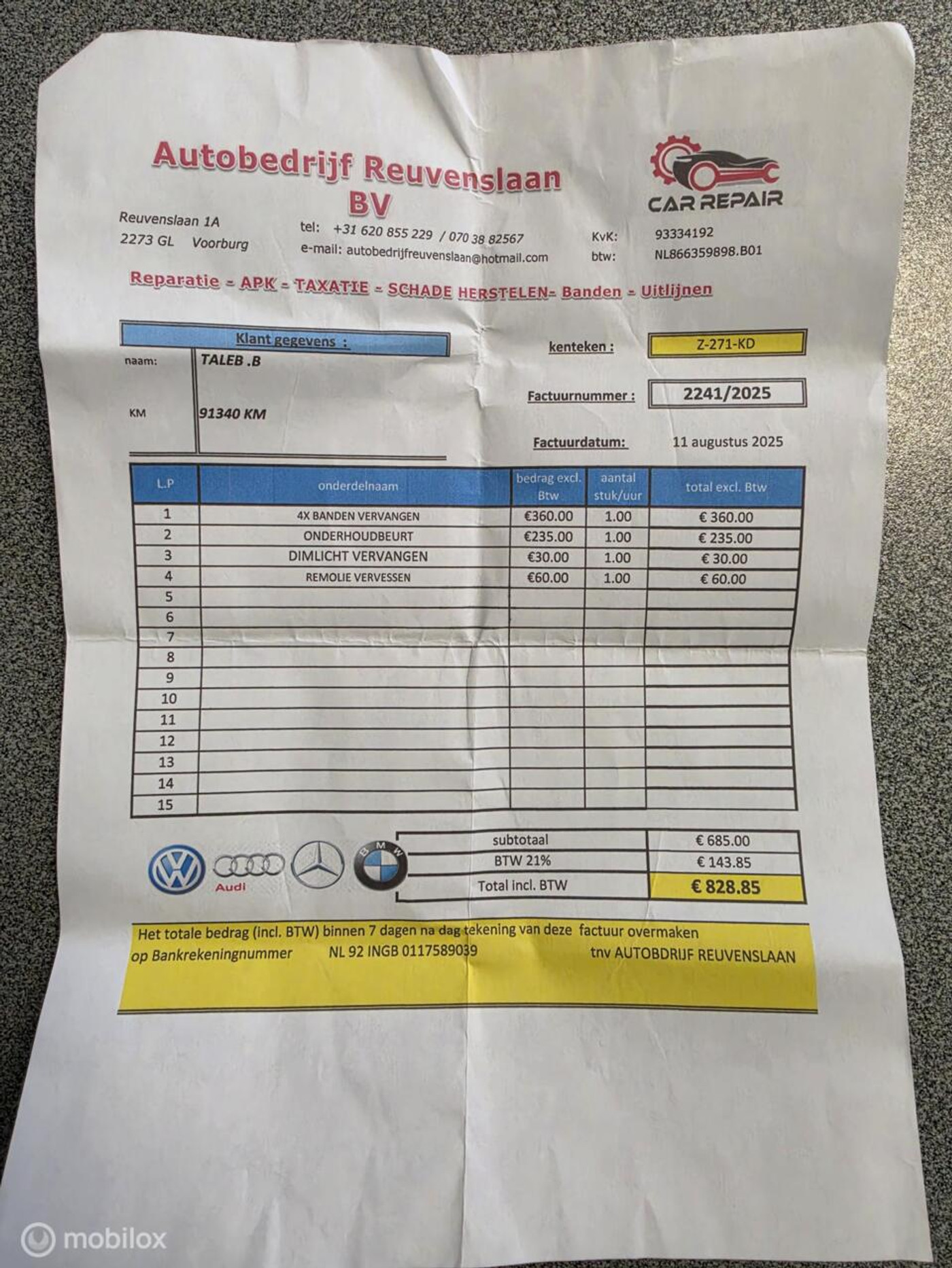Foto van Volkswagen Sharan