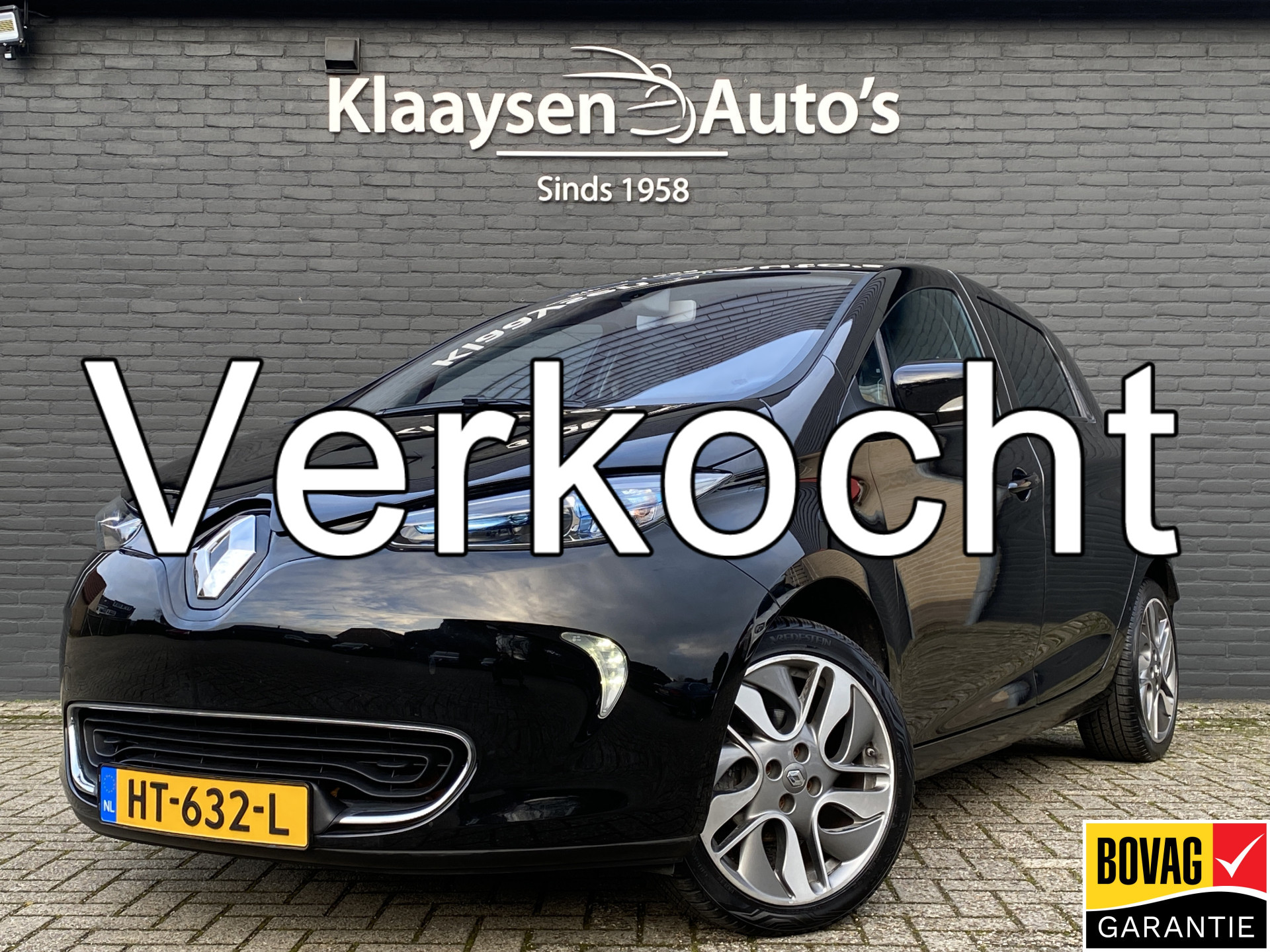Renault Zoe Q210 Zen Quickcharge 22 kWh (huur Accu) AUT. | dealer onderh. | navigatie | cruise control | standkachel | camera 2016 - voorkant