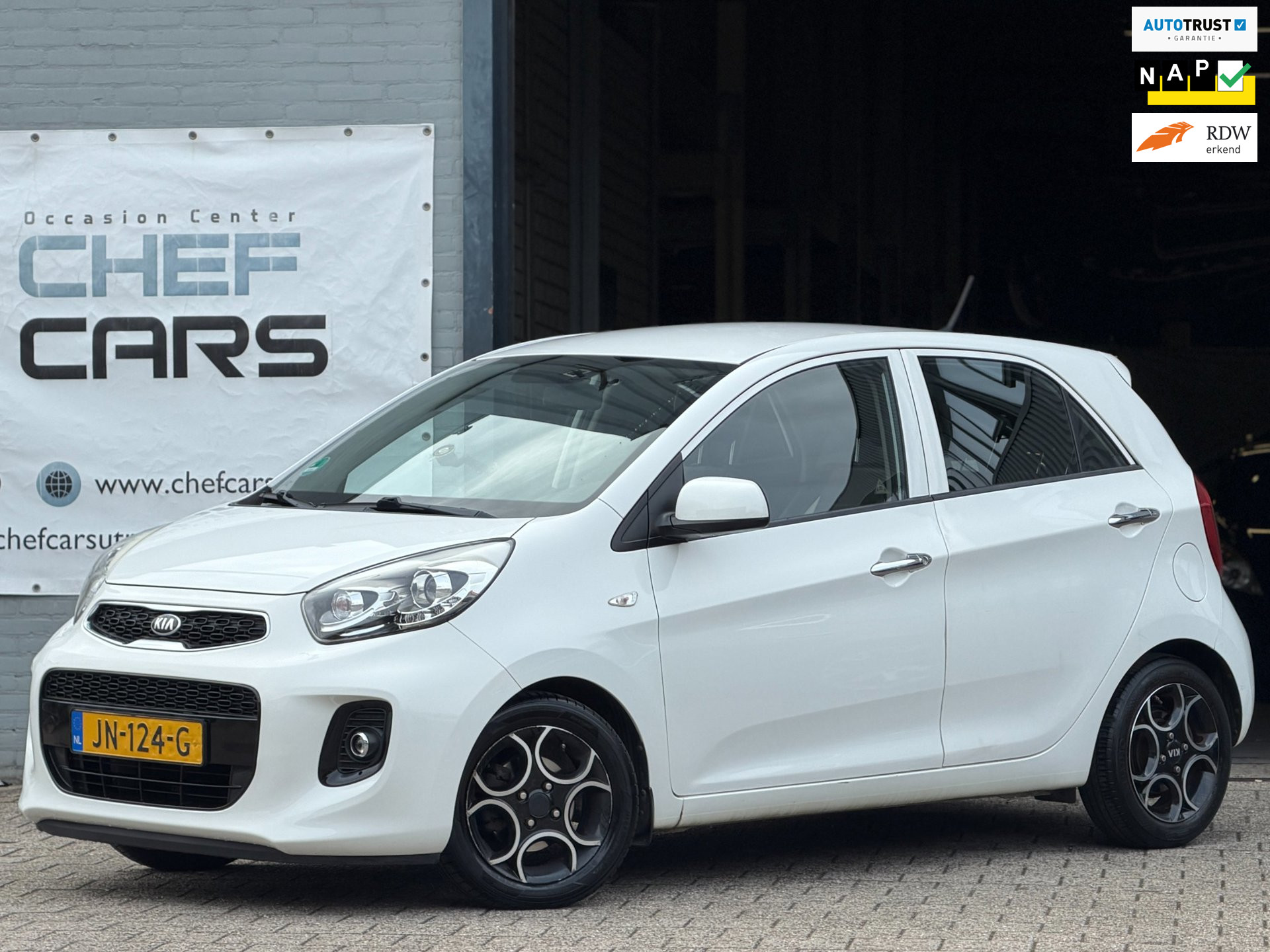 Kia Picanto 1.0|NAP|AIRCO|CRUISE|LEER|LM|5D|GARANTIEMOGELIJK! 2016 - voorkant