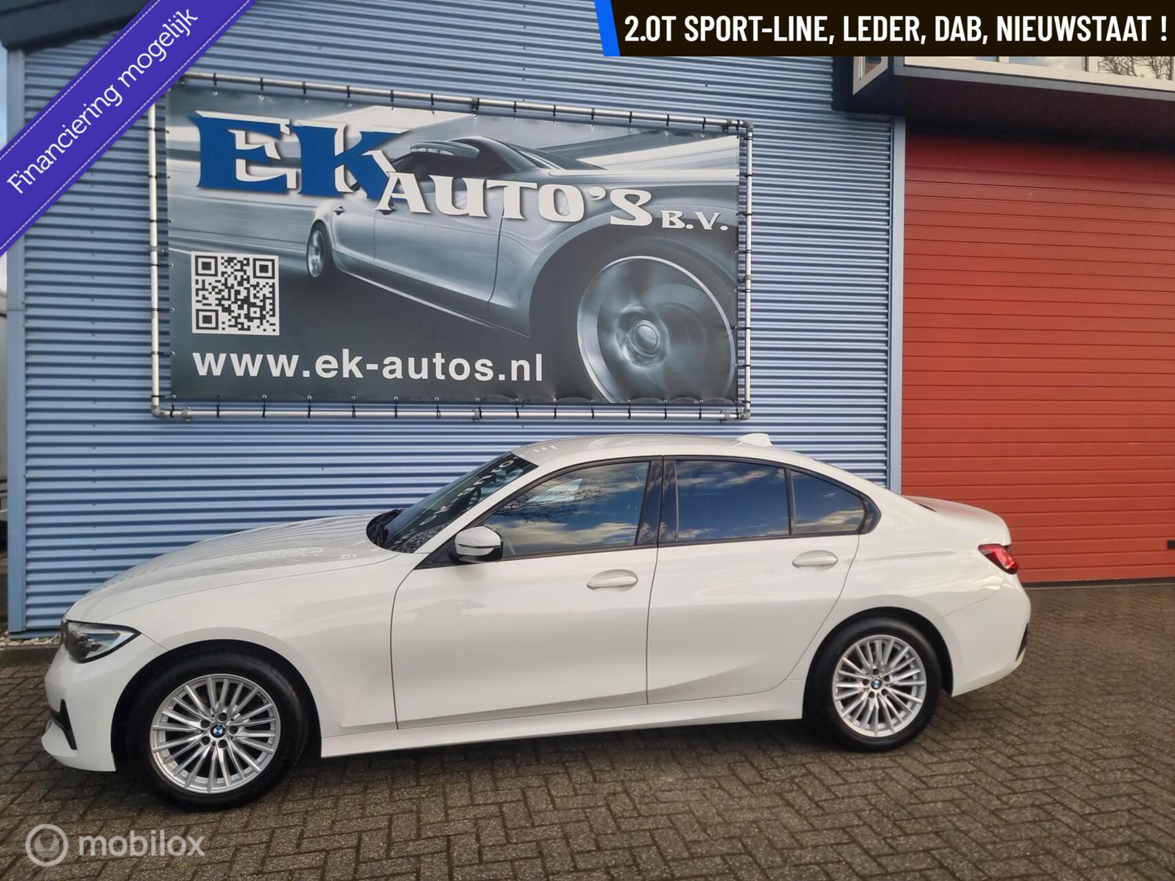 BMW 3-serie 2.0T High Executive Aut-8 Sport-Line. Topstaat! 2020 - voorkant